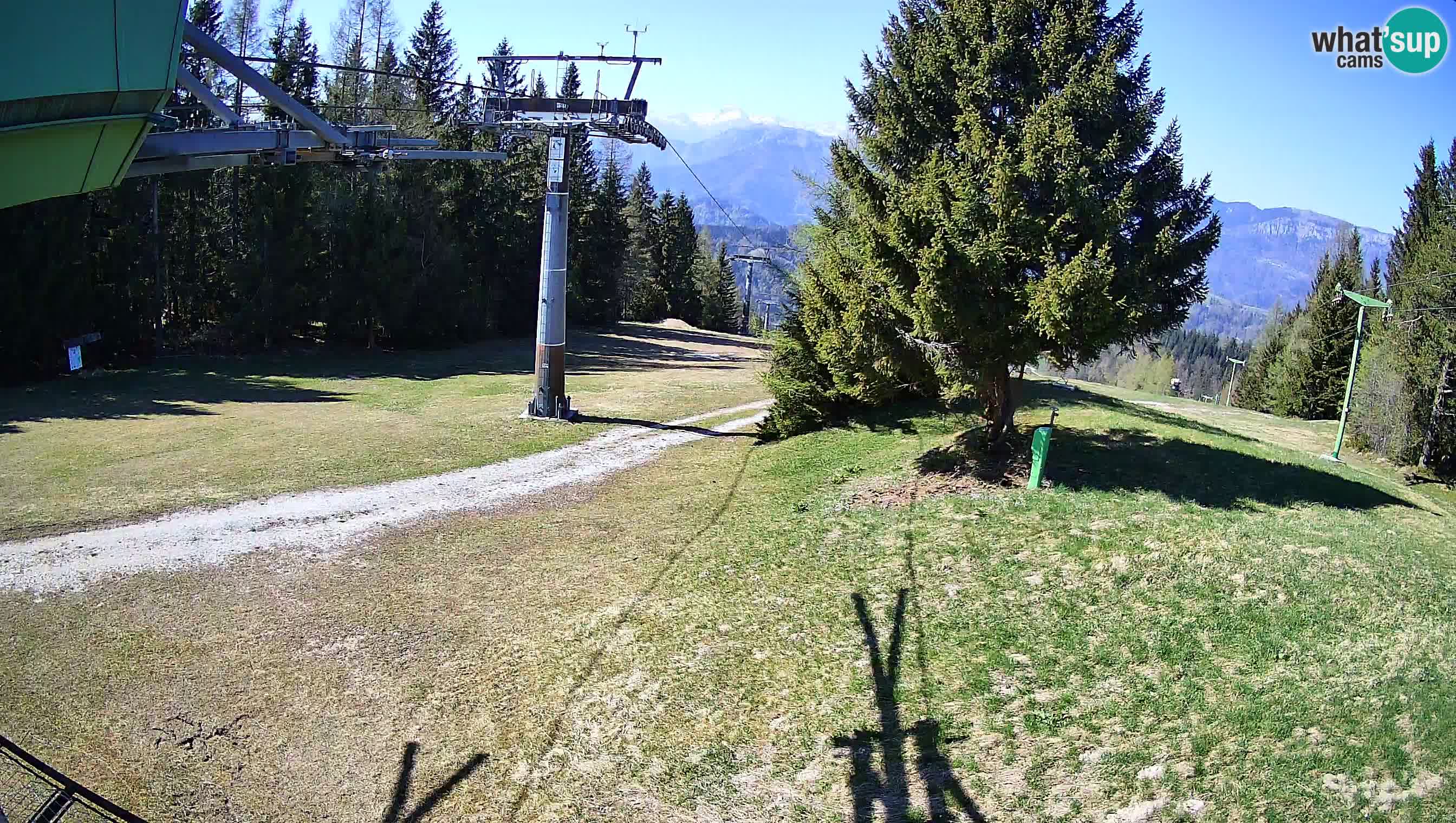 Smušišče Cerkno spletna kamera Lom zgornja proga