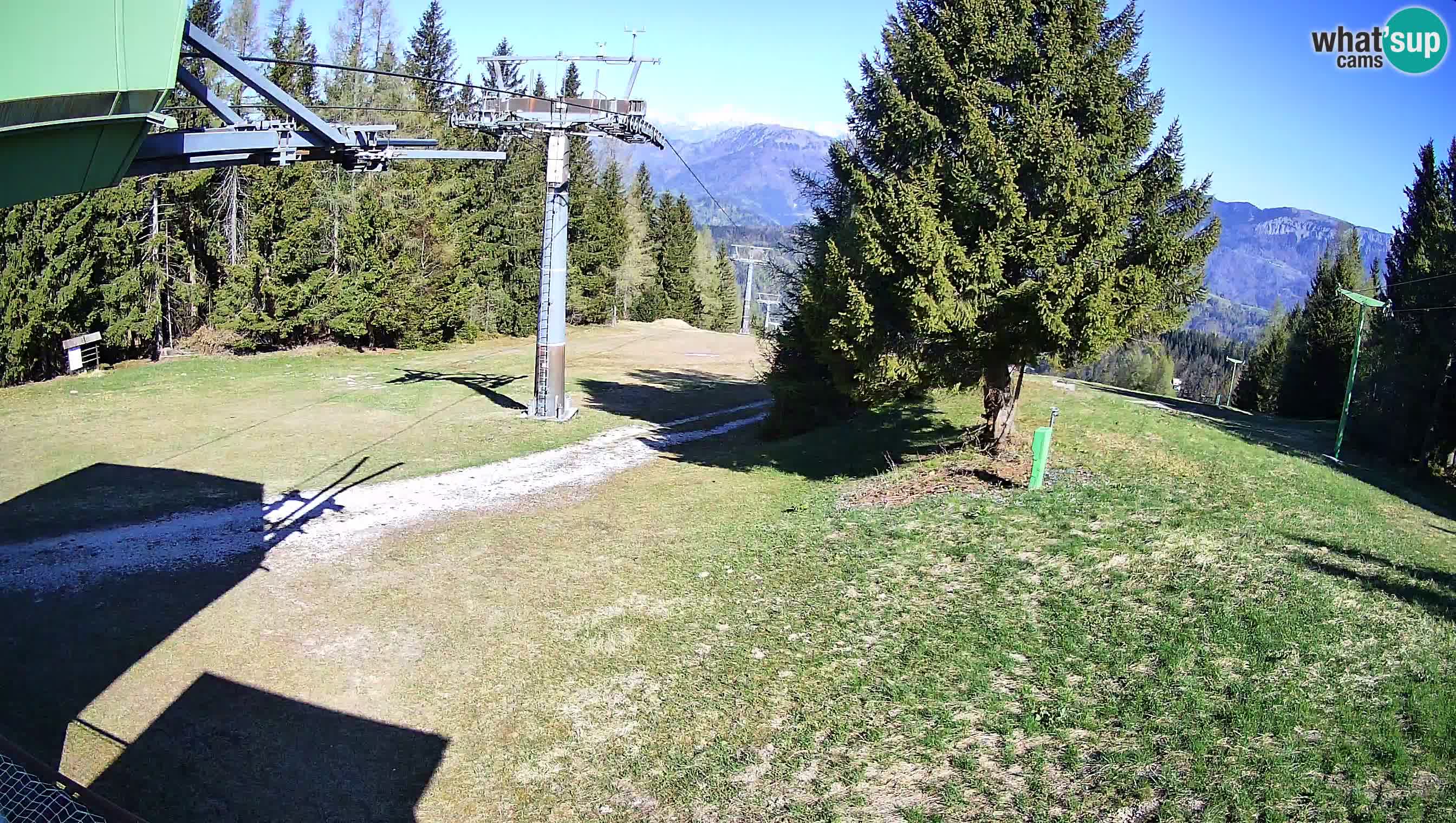 Smušišče Cerkno spletna kamera Lom zgornja proga