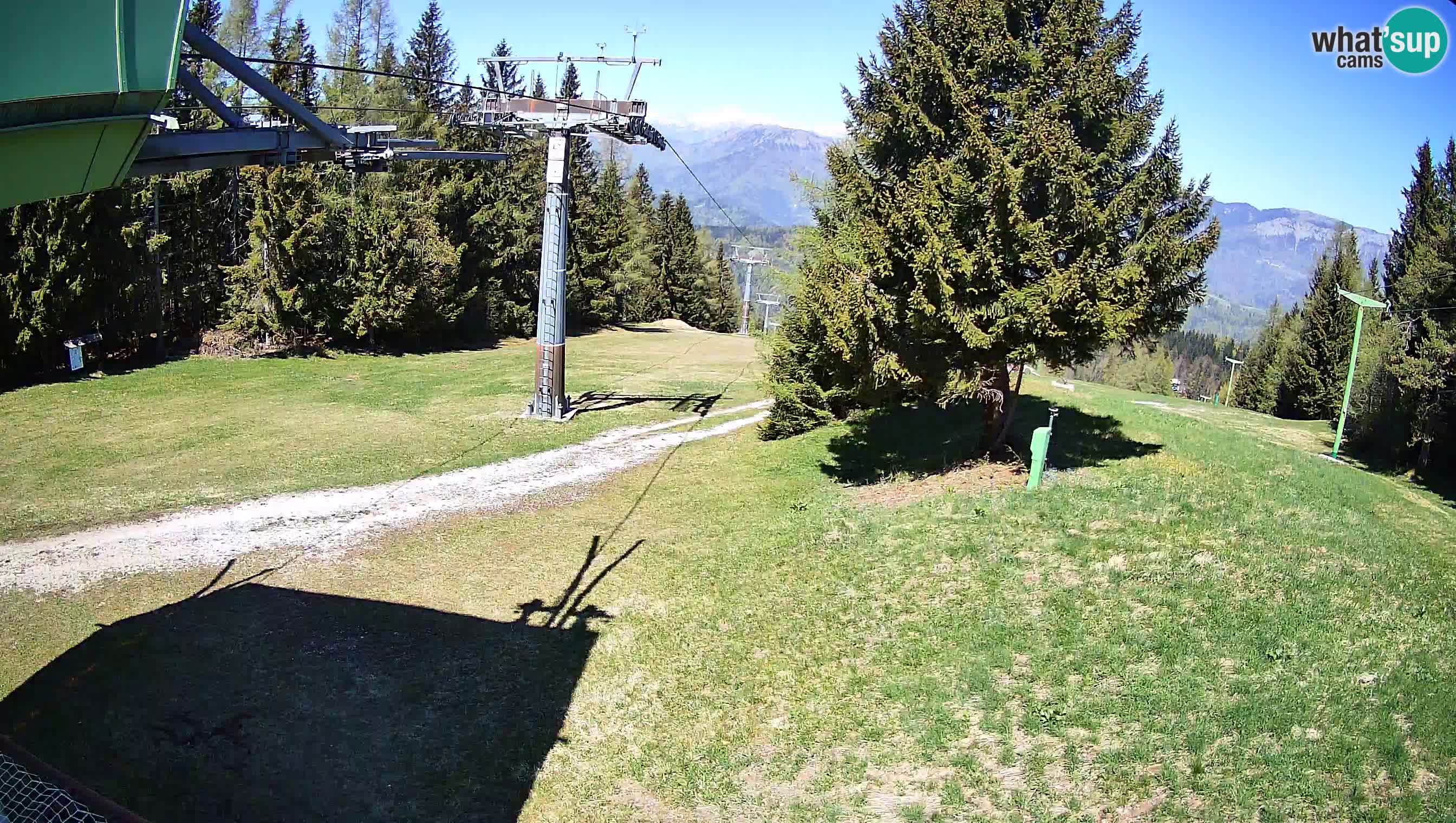 Smušišče Cerkno spletna kamera Lom zgornja proga