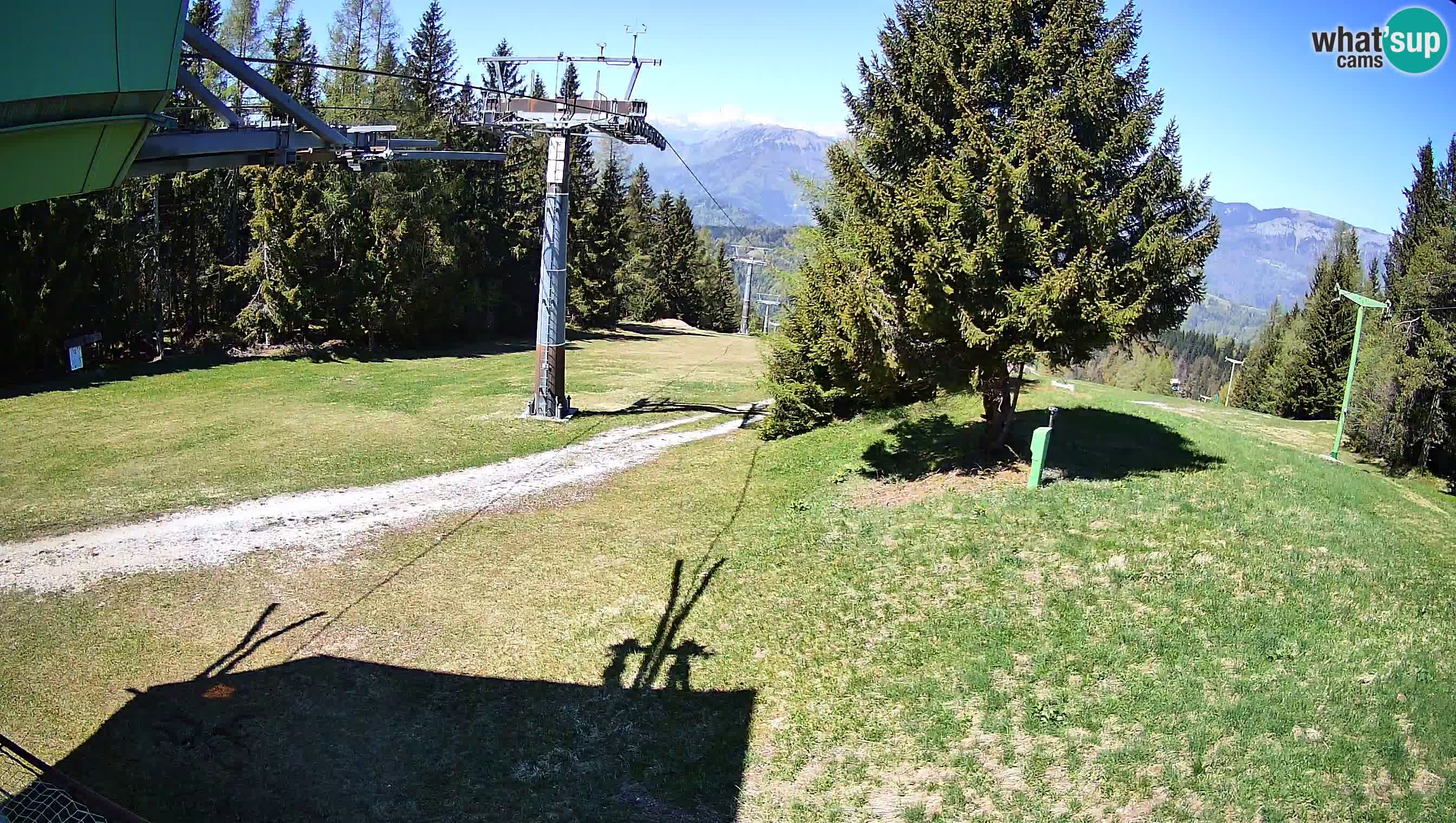 Smušišče Cerkno spletna kamera Lom zgornja proga