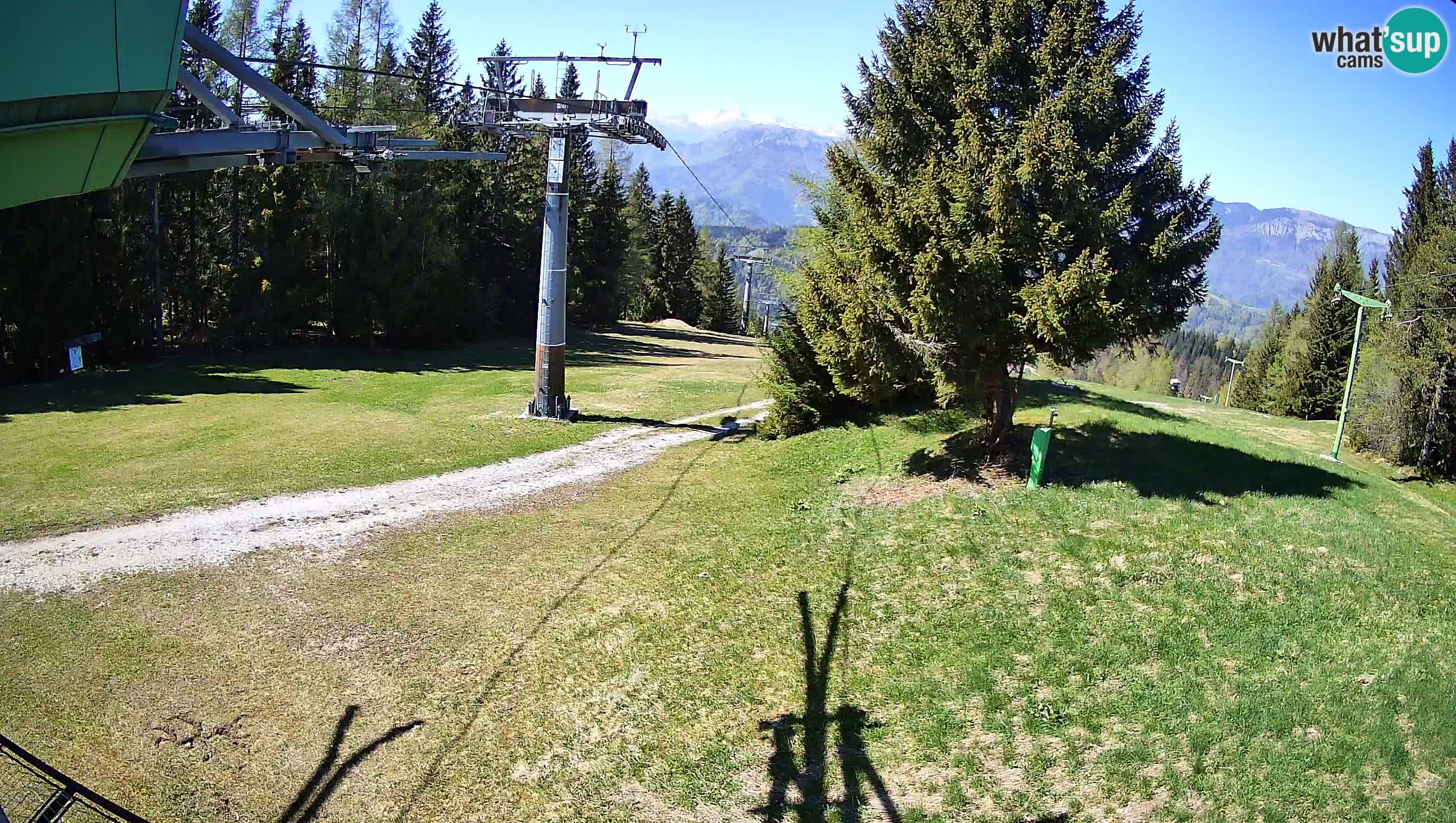 Smušišče Cerkno spletna kamera Lom zgornja proga