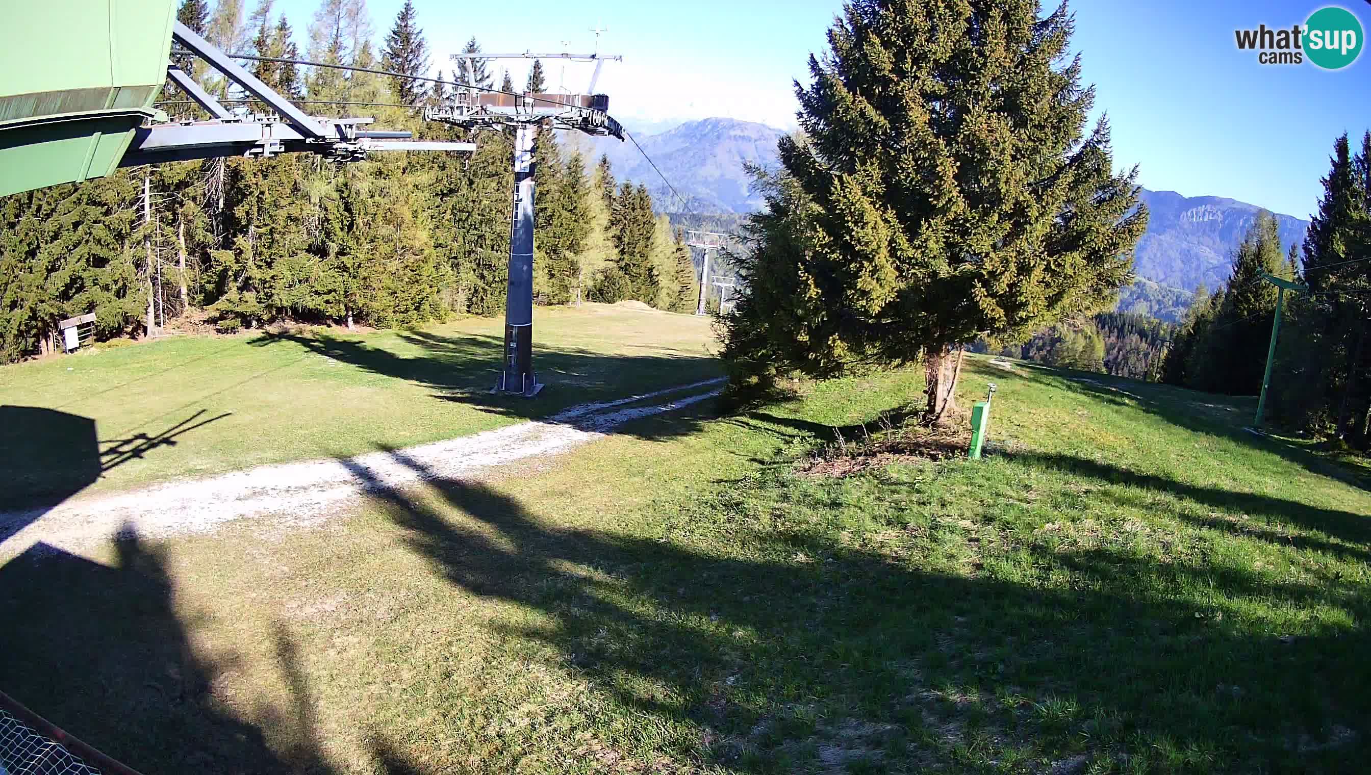 Smušišče Cerkno spletna kamera Lom zgornja proga