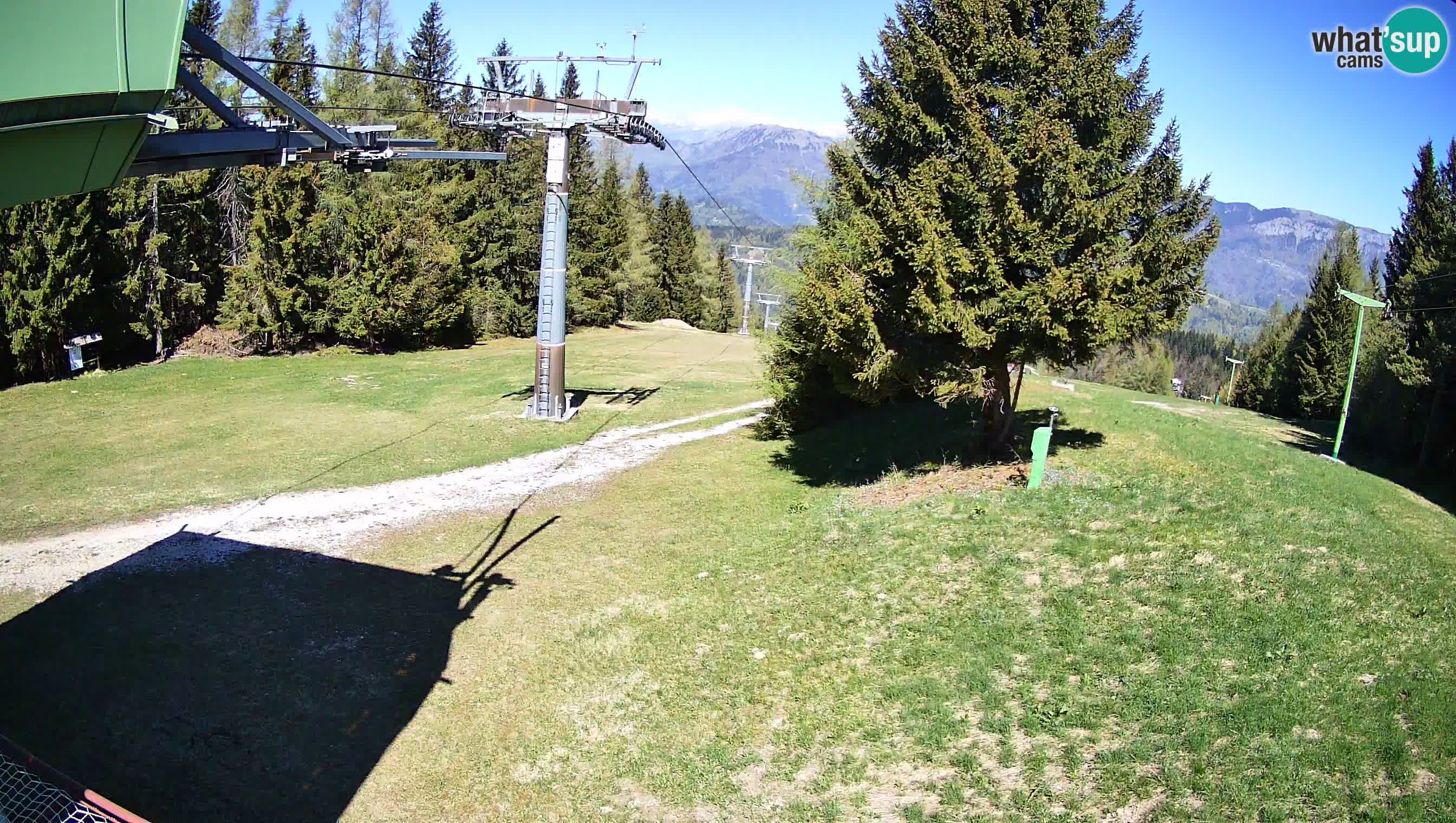 Smušišče Cerkno spletna kamera Lom zgornja proga