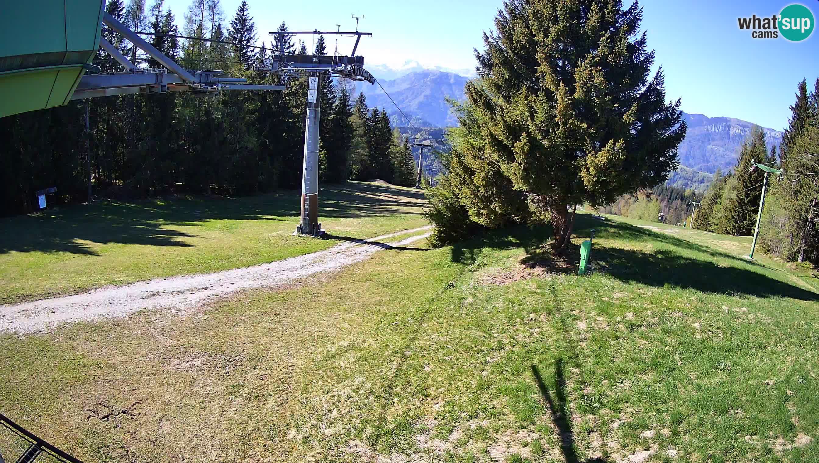 Smušišče Cerkno spletna kamera Lom zgornja proga