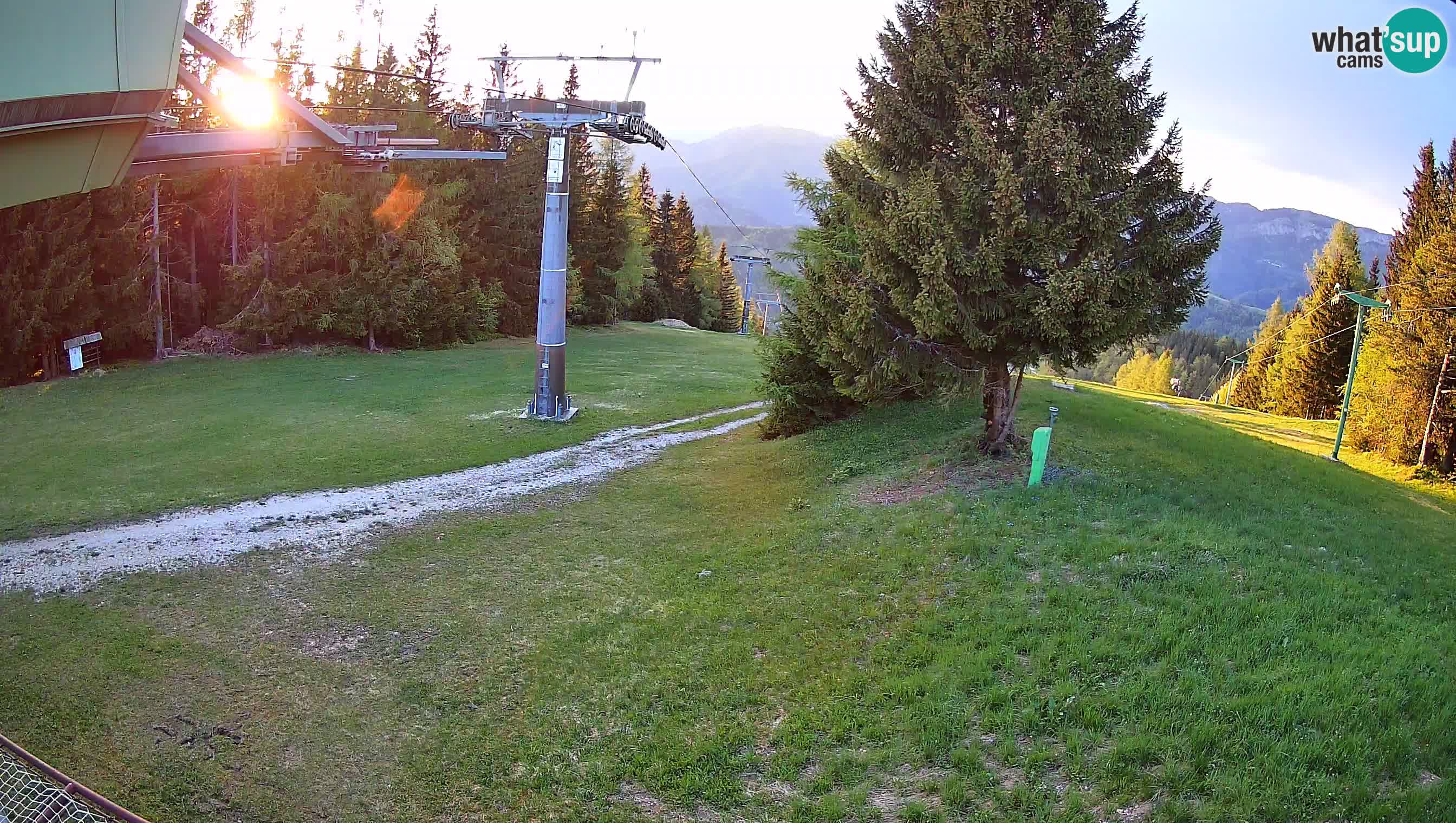 Centre de ski de Cerkno webcam Lom – Slovénie