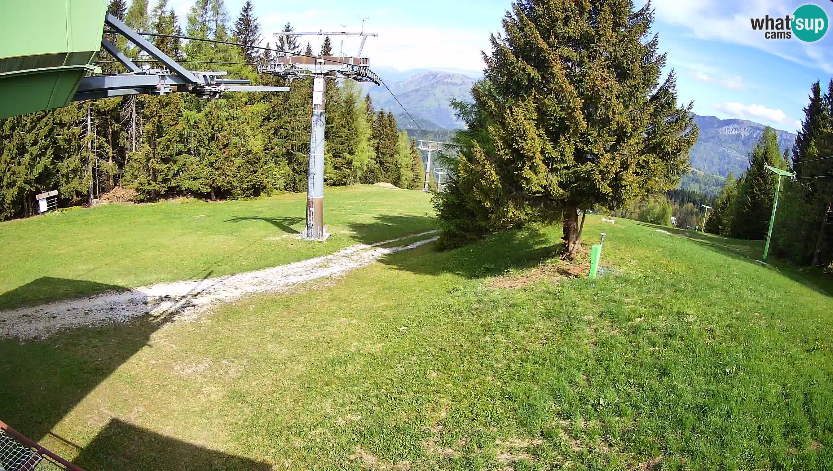 Centre de ski de Cerkno webcam Lom – Slovénie