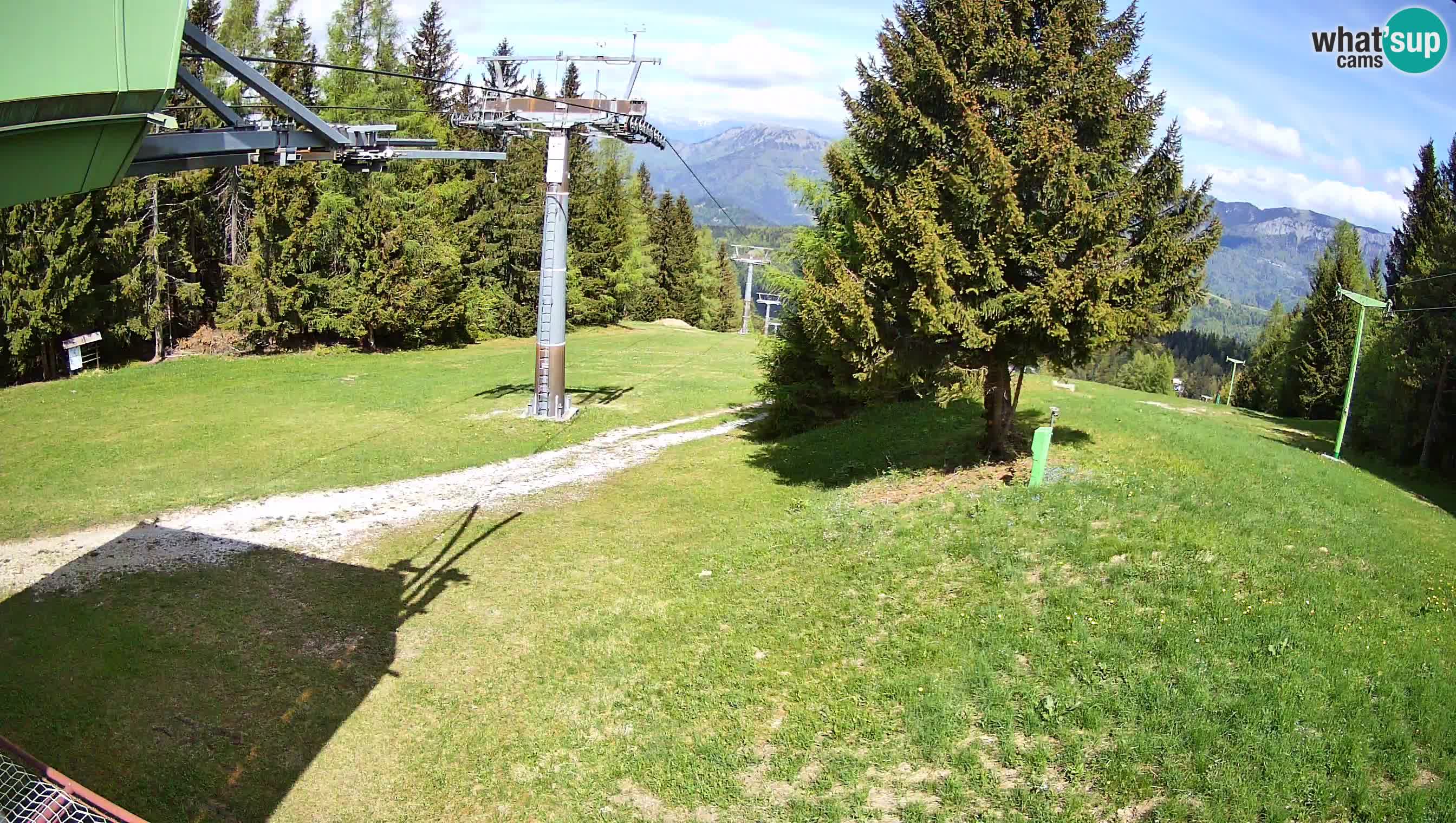 Centre de ski de Cerkno webcam Lom – Slovénie