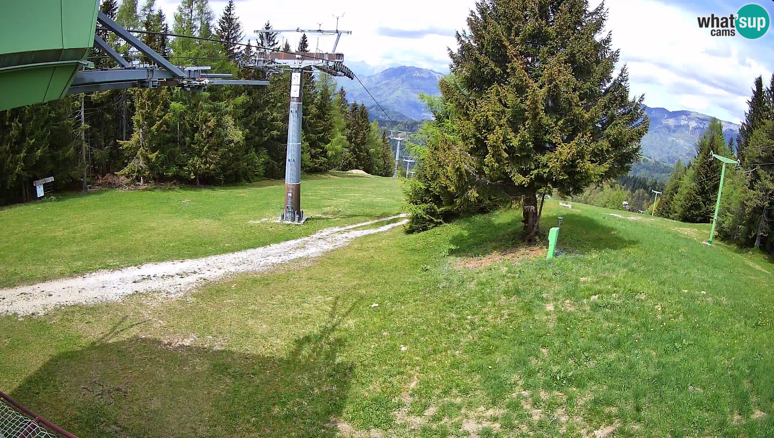 Centre de ski de Cerkno webcam Lom – Slovénie