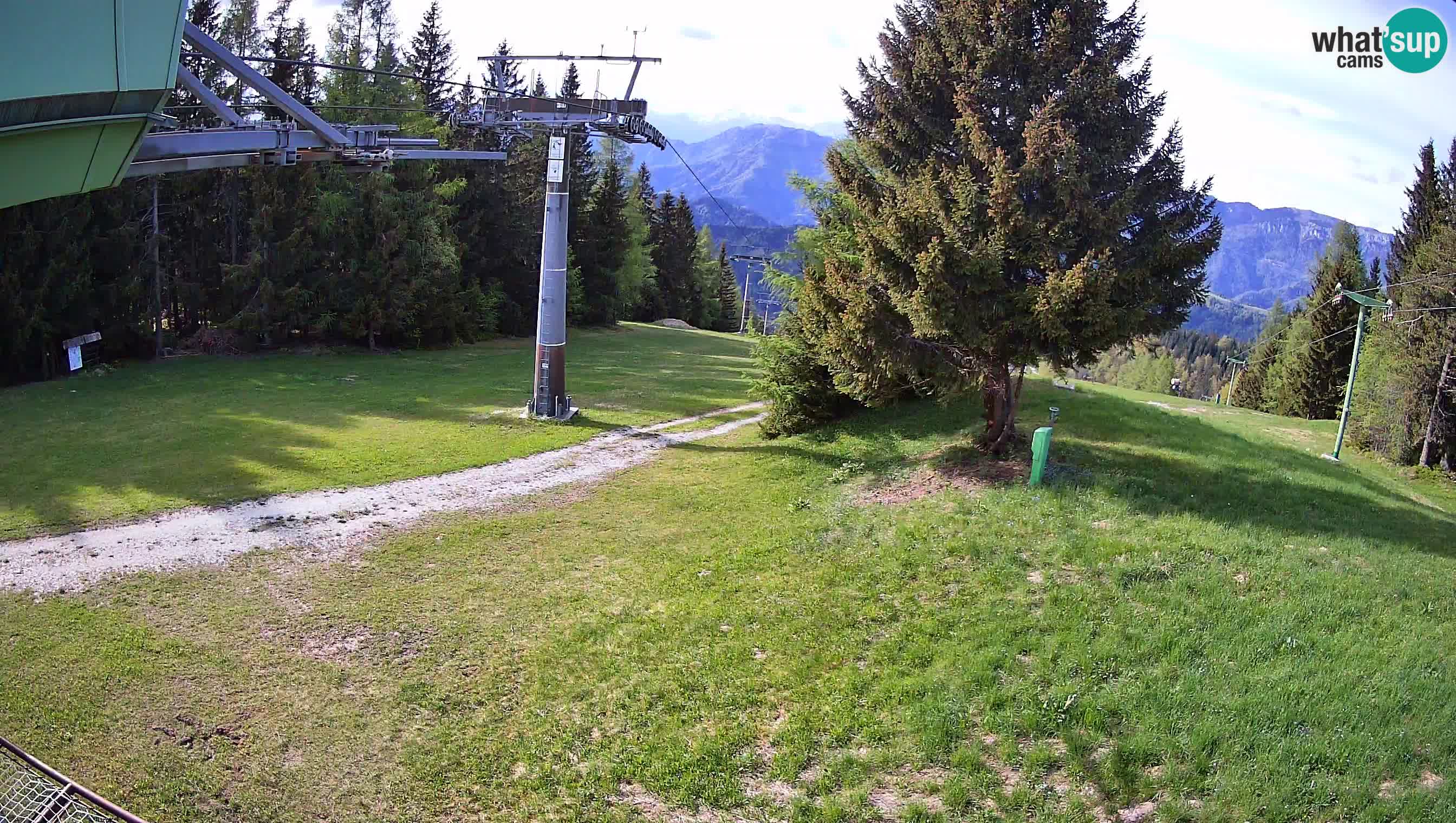 Smušišče Cerkno spletna kamera Lom zgornja proga