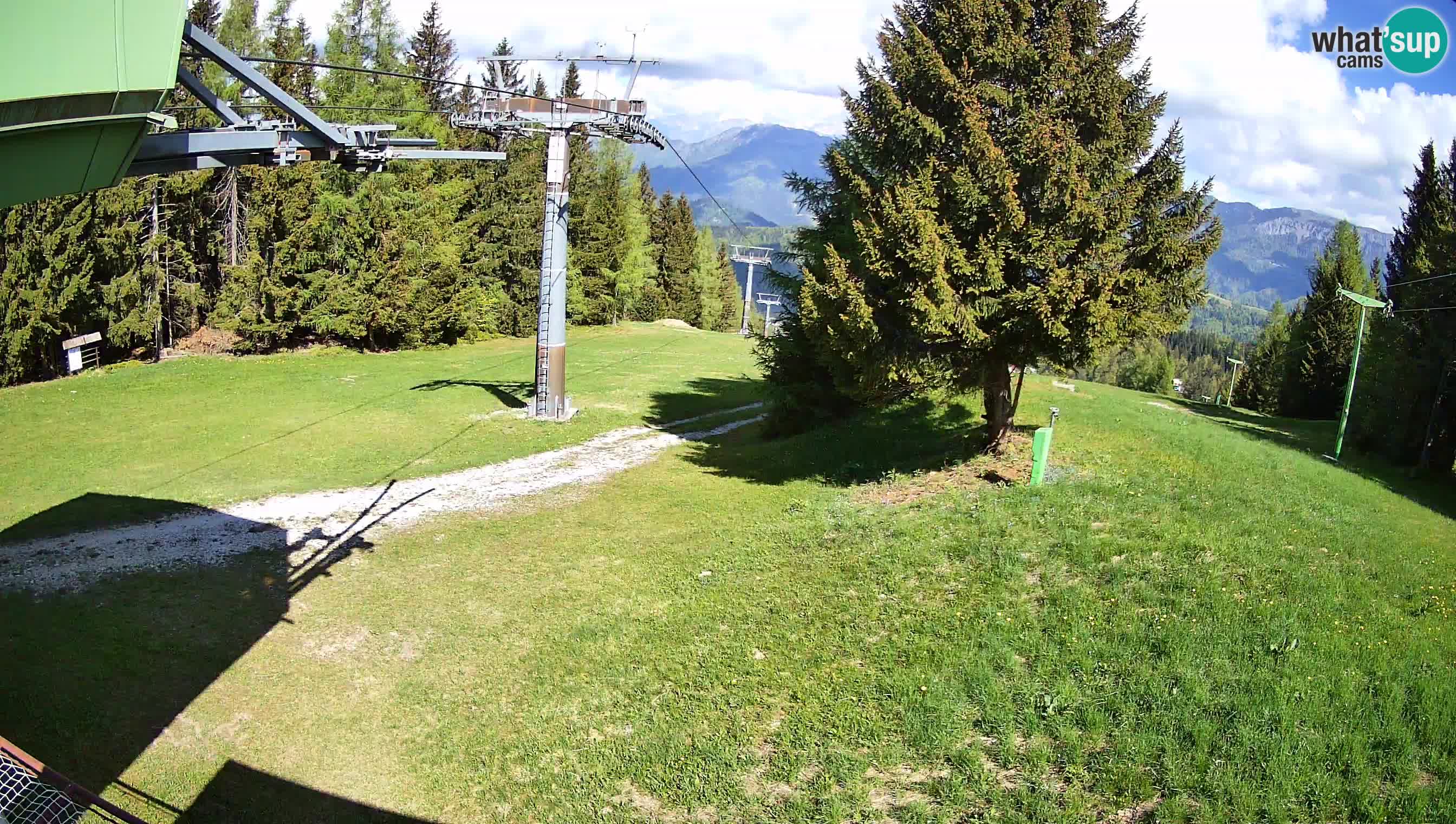 Centre de ski de Cerkno webcam Lom – Slovénie
