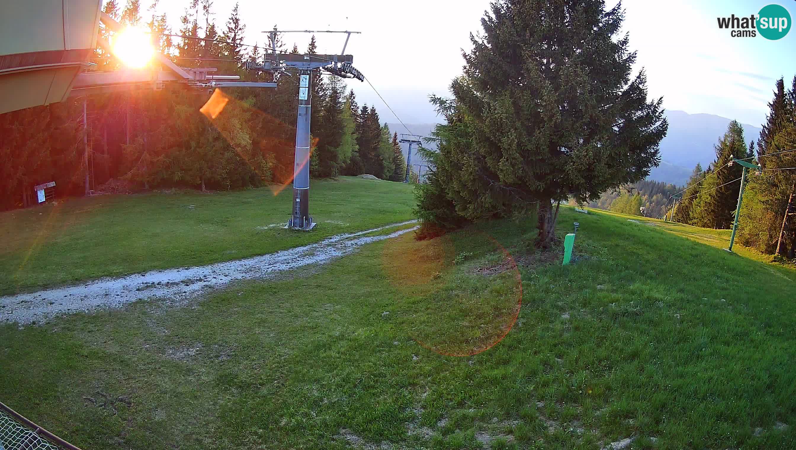 Centre de ski de Cerkno webcam Lom – Slovénie