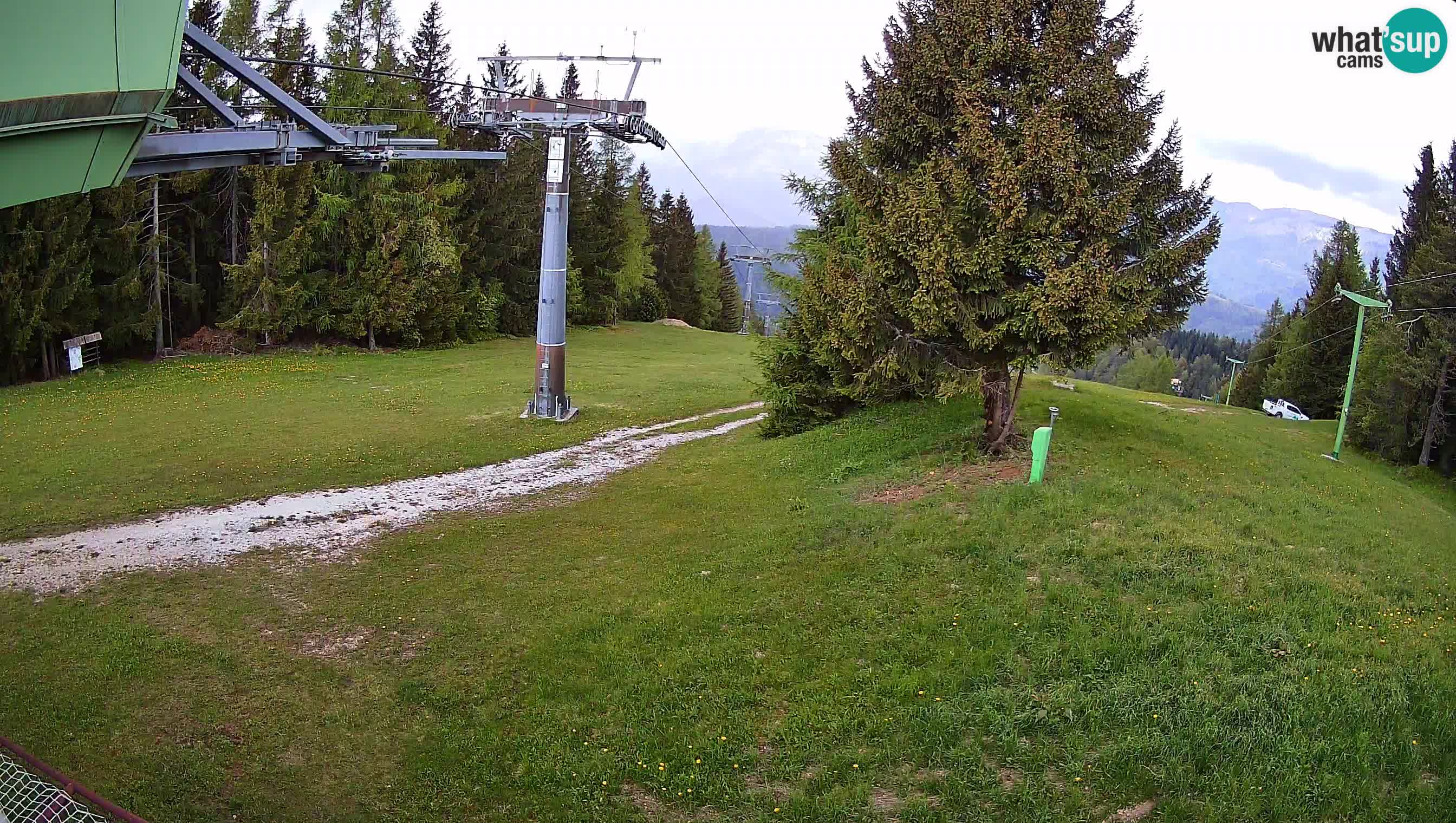 Centre de ski de Cerkno webcam Lom – Slovénie