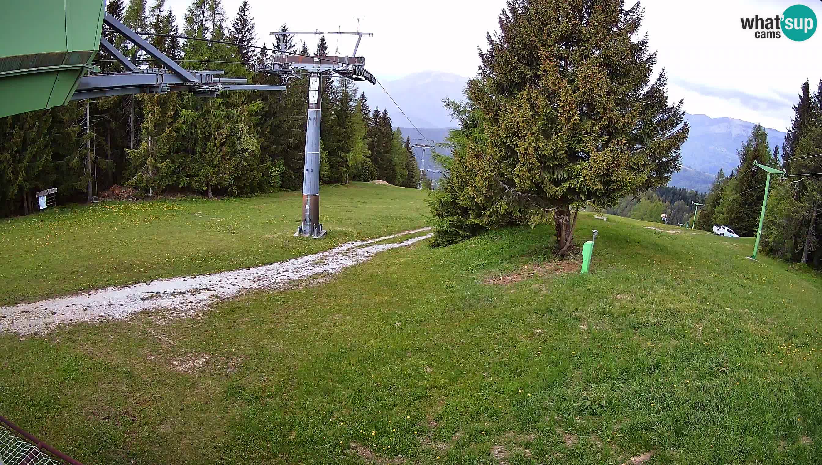 Centre de ski de Cerkno webcam Lom – Slovénie
