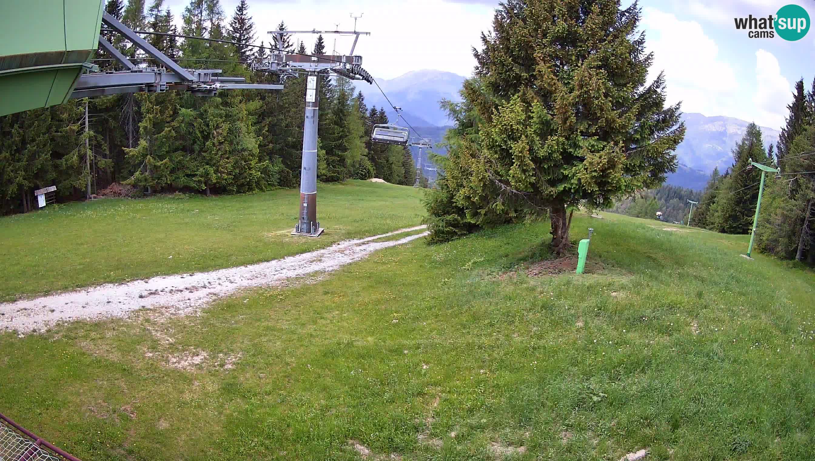 Smušišče Cerkno spletna kamera Lom zgornja proga