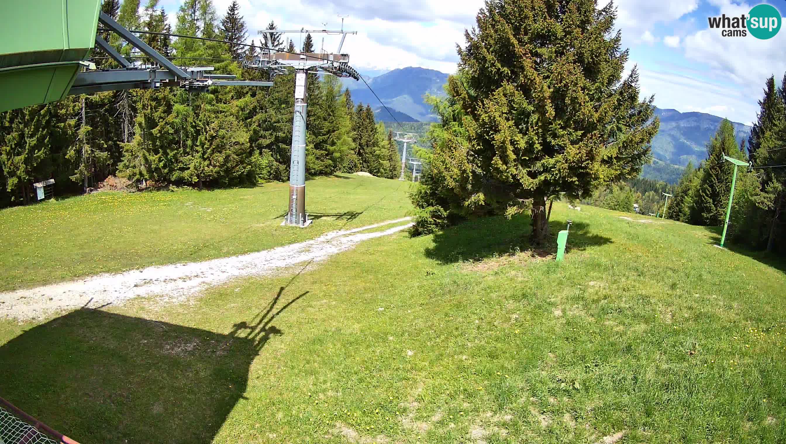 Skijalište Cerkno web kamera Lom – Slovenija