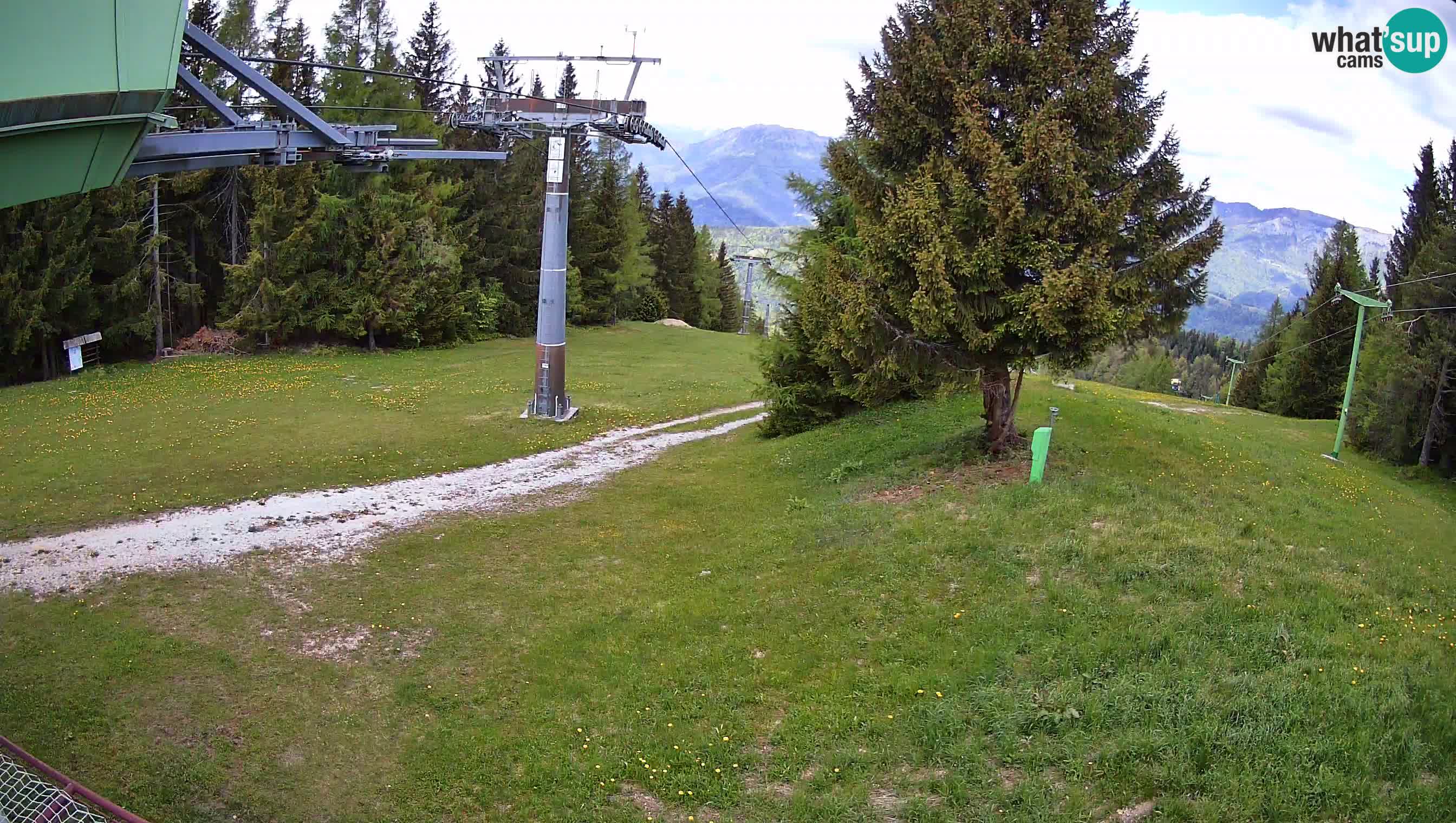 Centre de ski de Cerkno webcam Lom – Slovénie