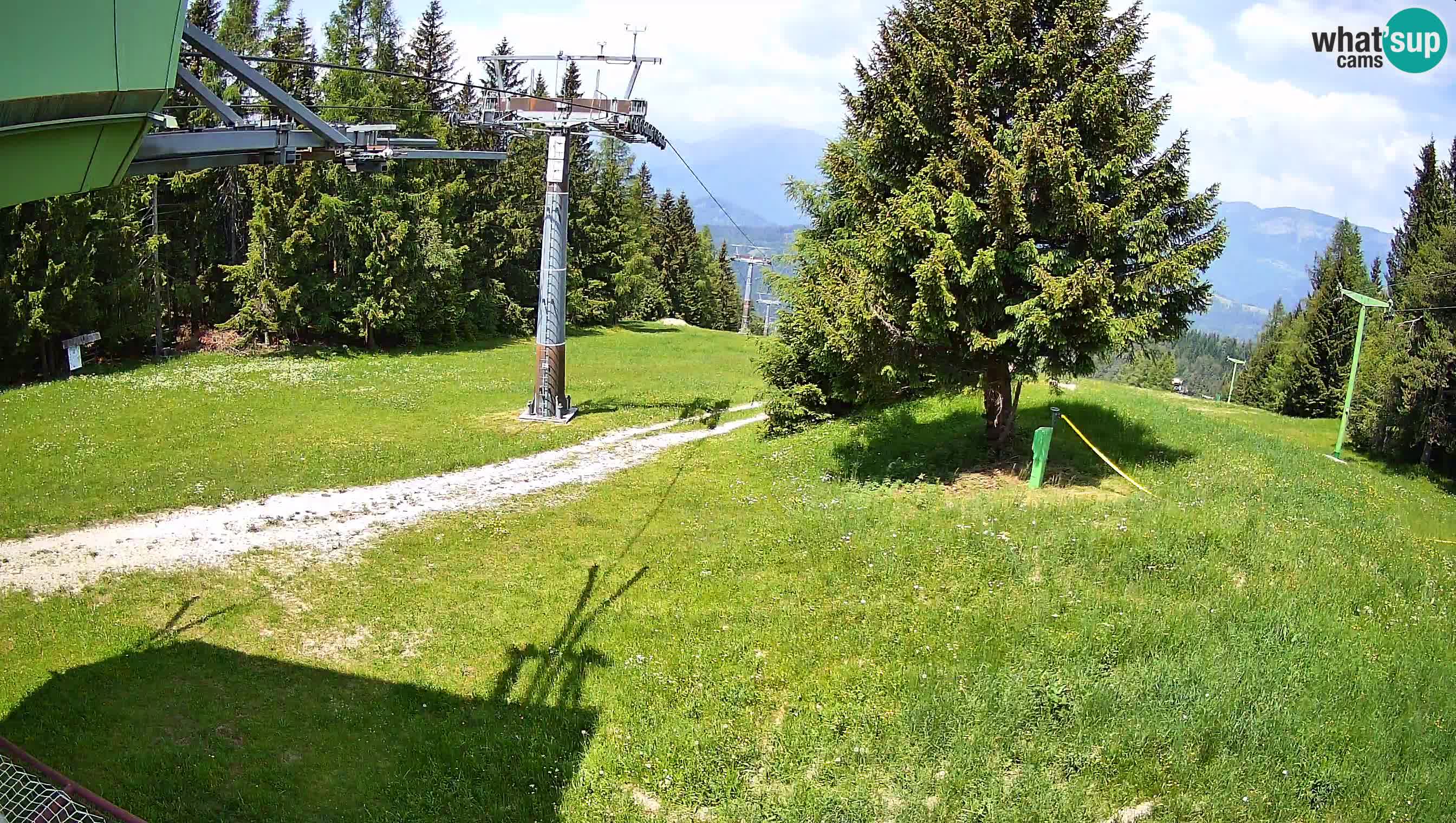Centre de ski de Cerkno webcam Lom – Slovénie