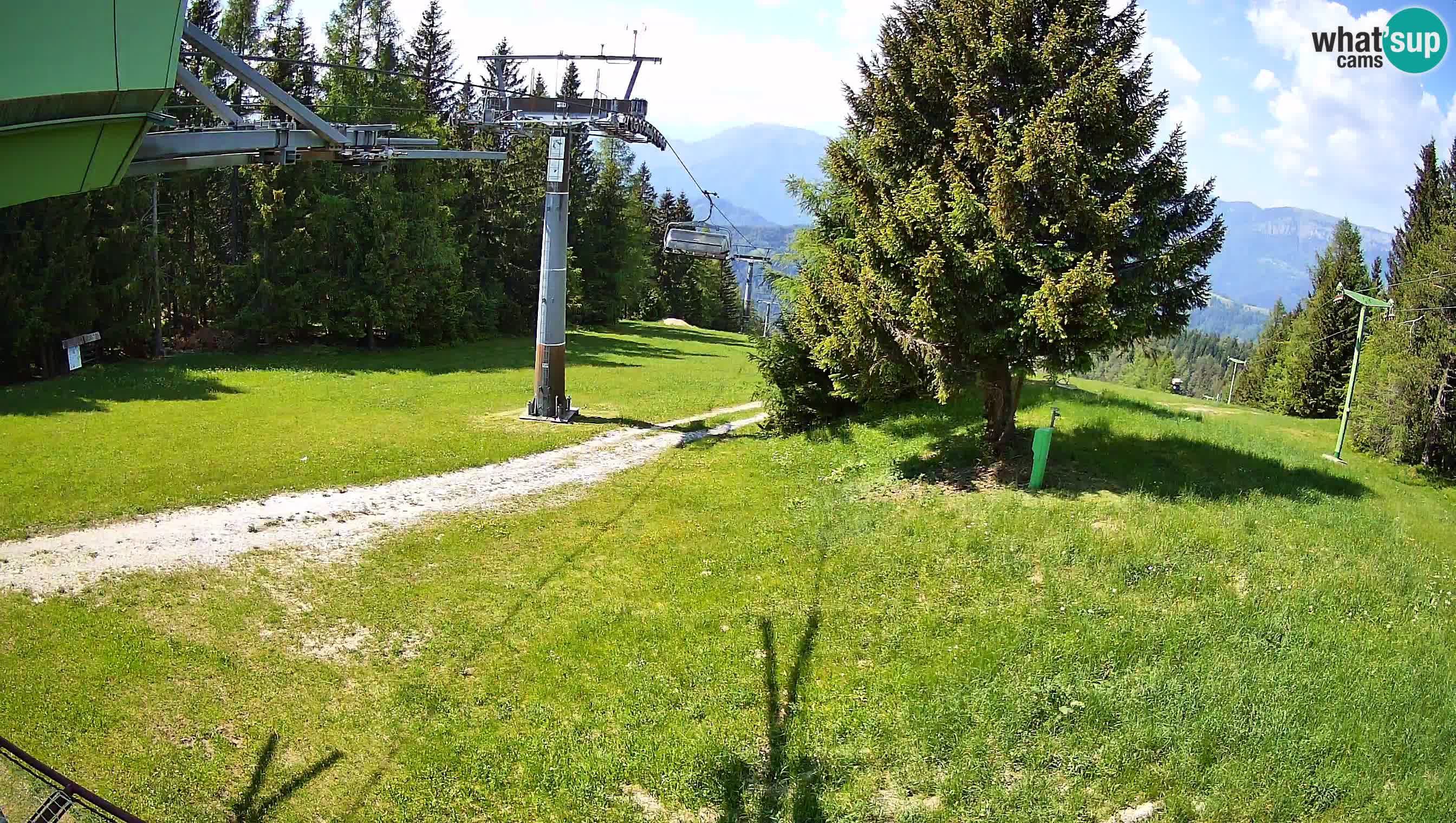 Smušišče Cerkno spletna kamera Lom zgornja proga