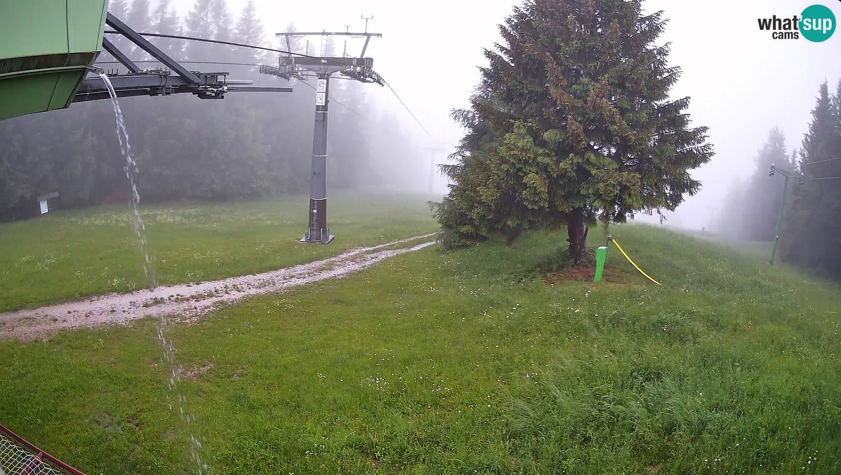 Centre de ski de Cerkno webcam Lom – Slovénie
