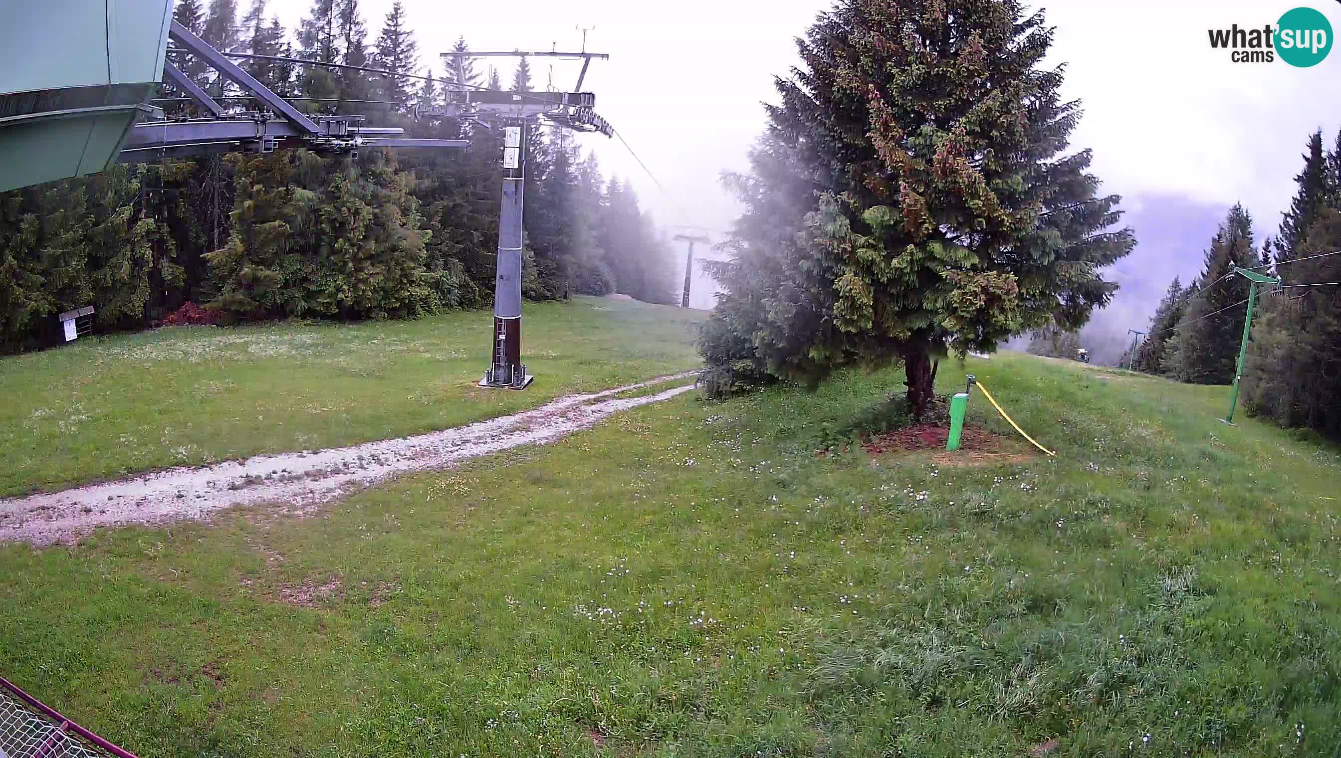 Centre de ski de Cerkno webcam Lom – Slovénie