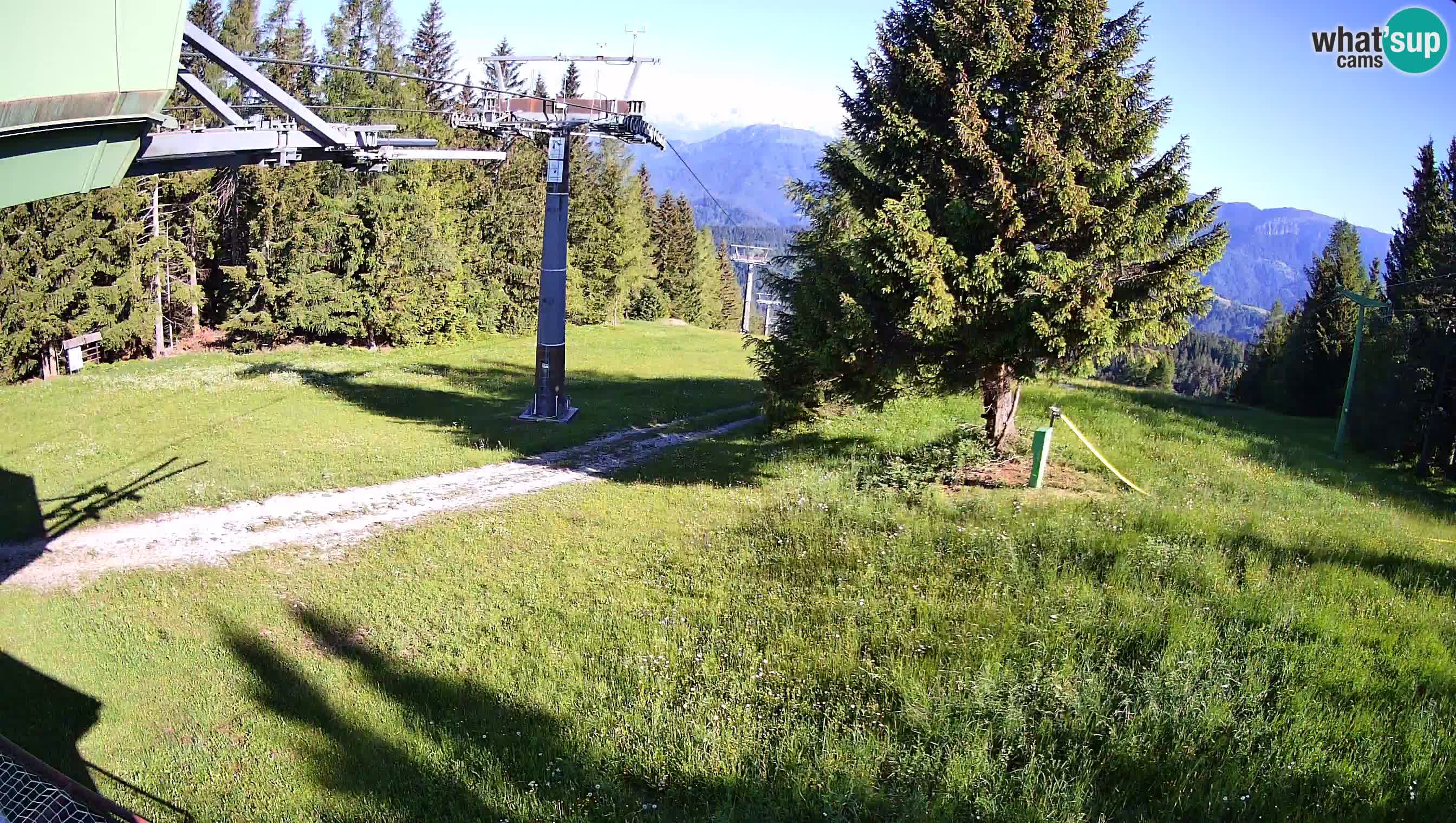 Smušišče Cerkno spletna kamera Lom zgornja proga