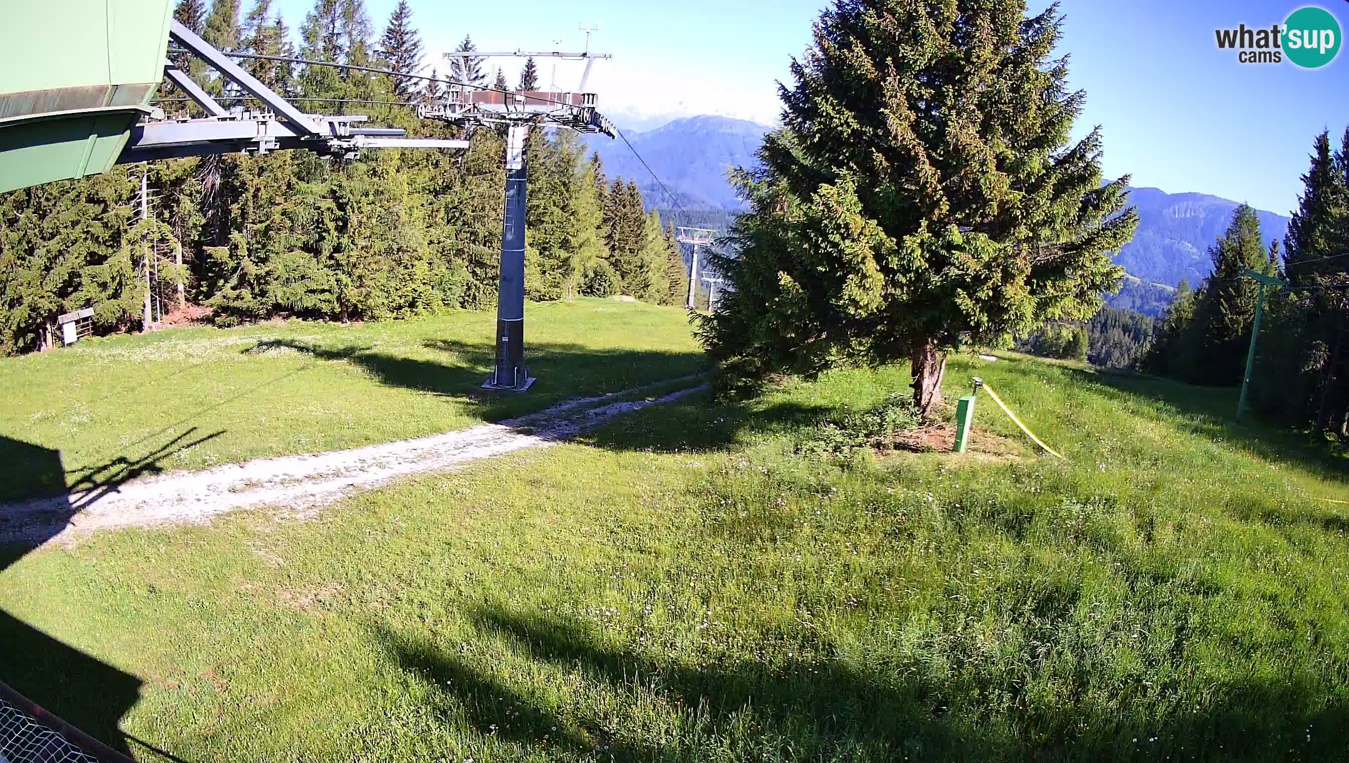 Smušišče Cerkno spletna kamera Lom zgornja proga