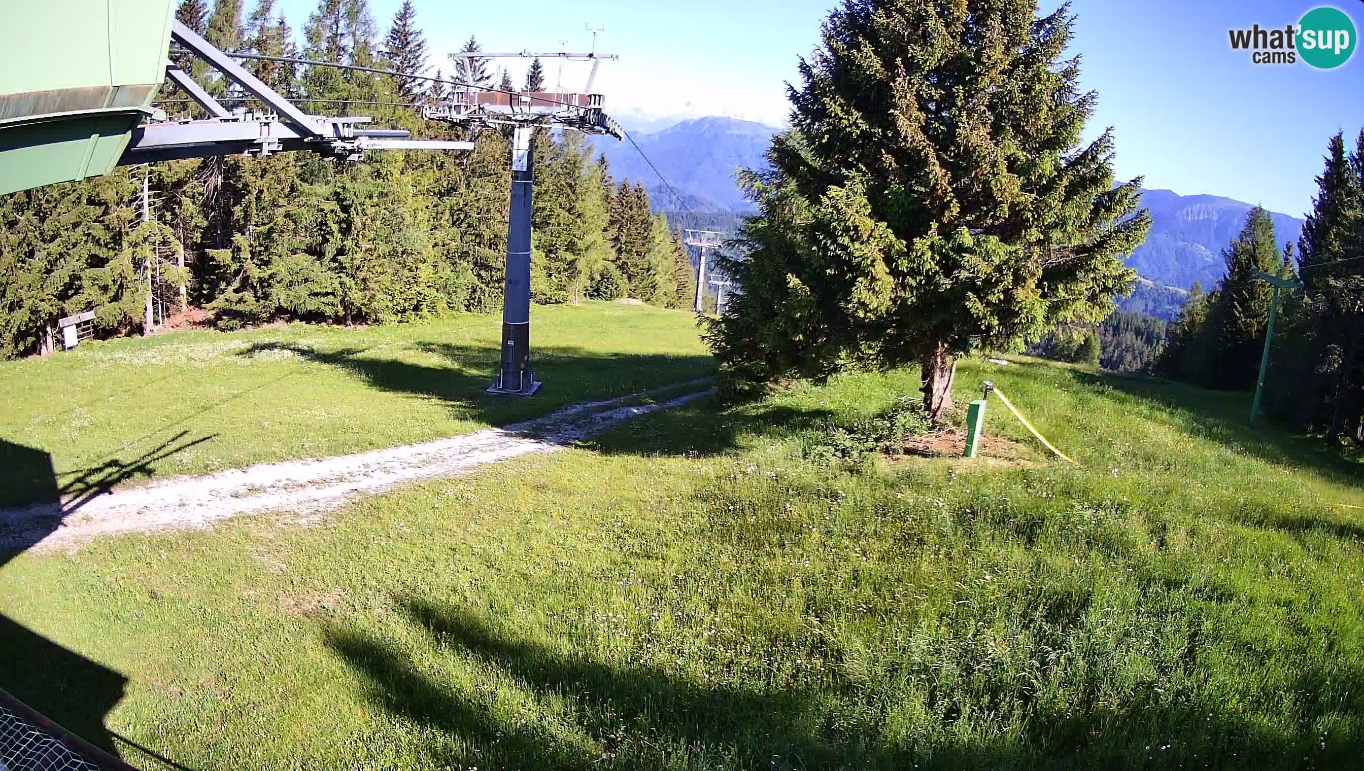 Smušišče Cerkno spletna kamera Lom zgornja proga