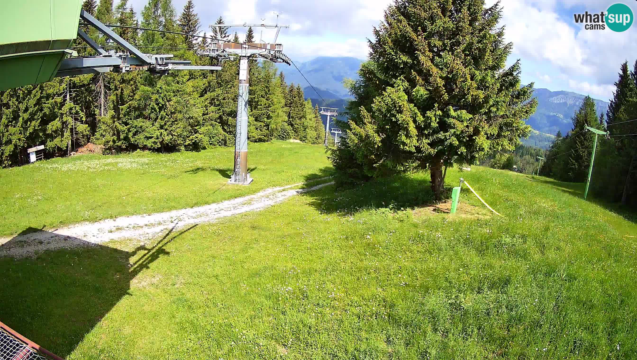 Centre de ski de Cerkno webcam Lom – Slovénie