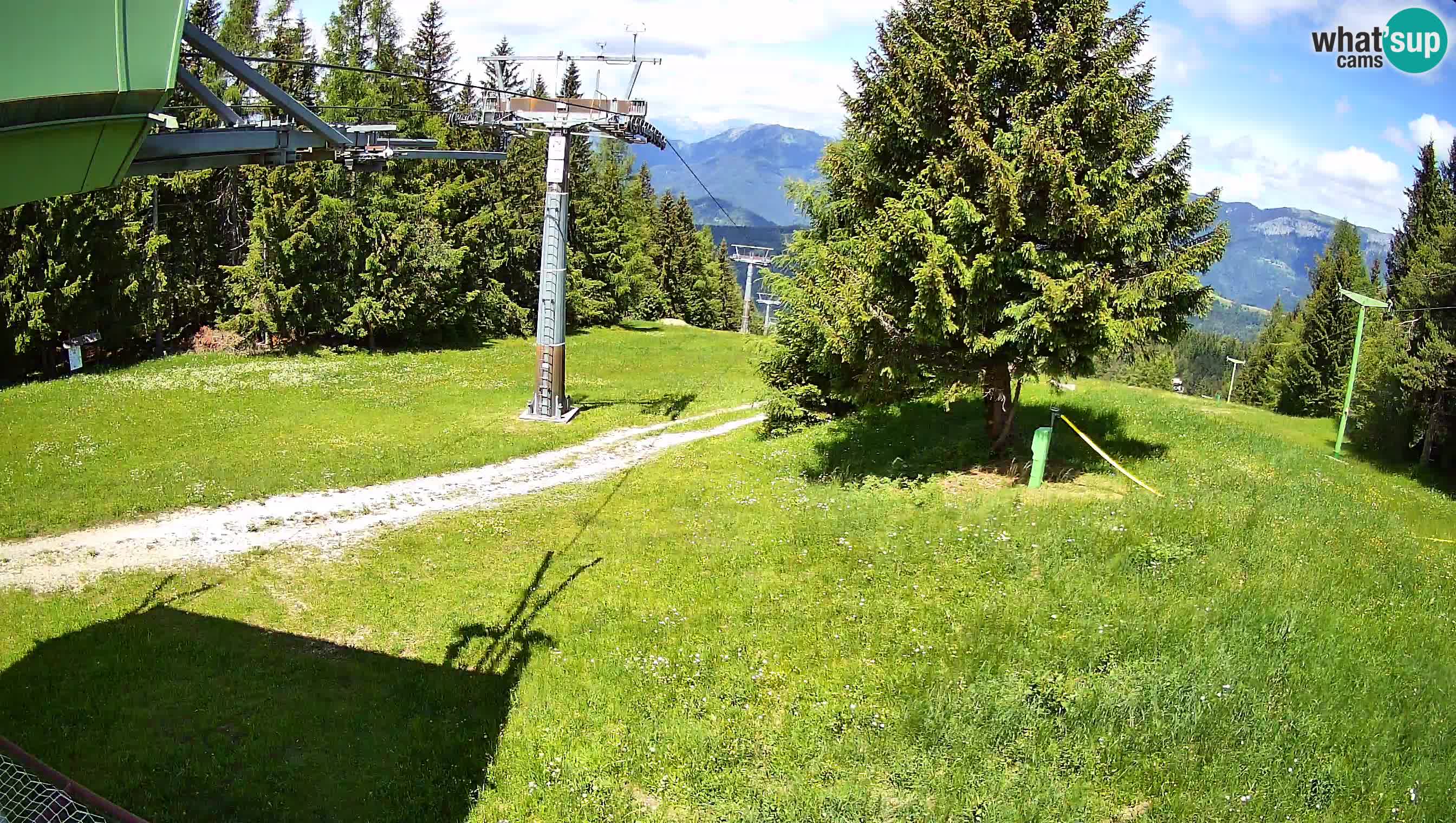 Centre de ski de Cerkno webcam Lom – Slovénie