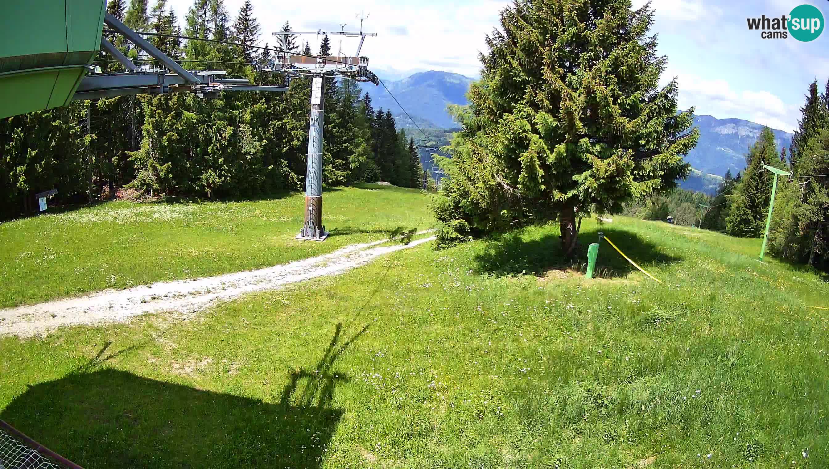 Centre de ski de Cerkno webcam Lom – Slovénie
