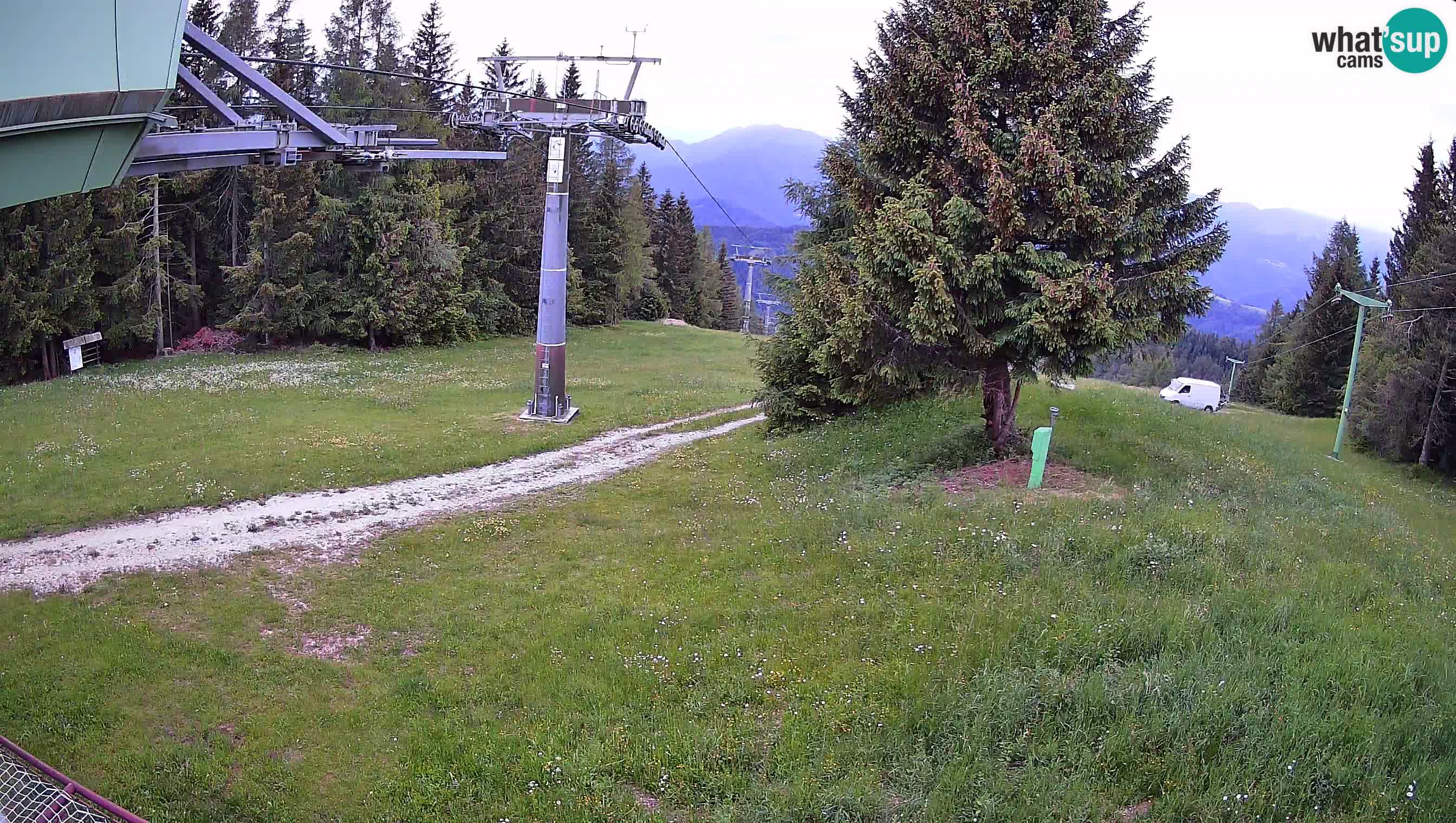 Centre de ski de Cerkno webcam Lom – Slovénie