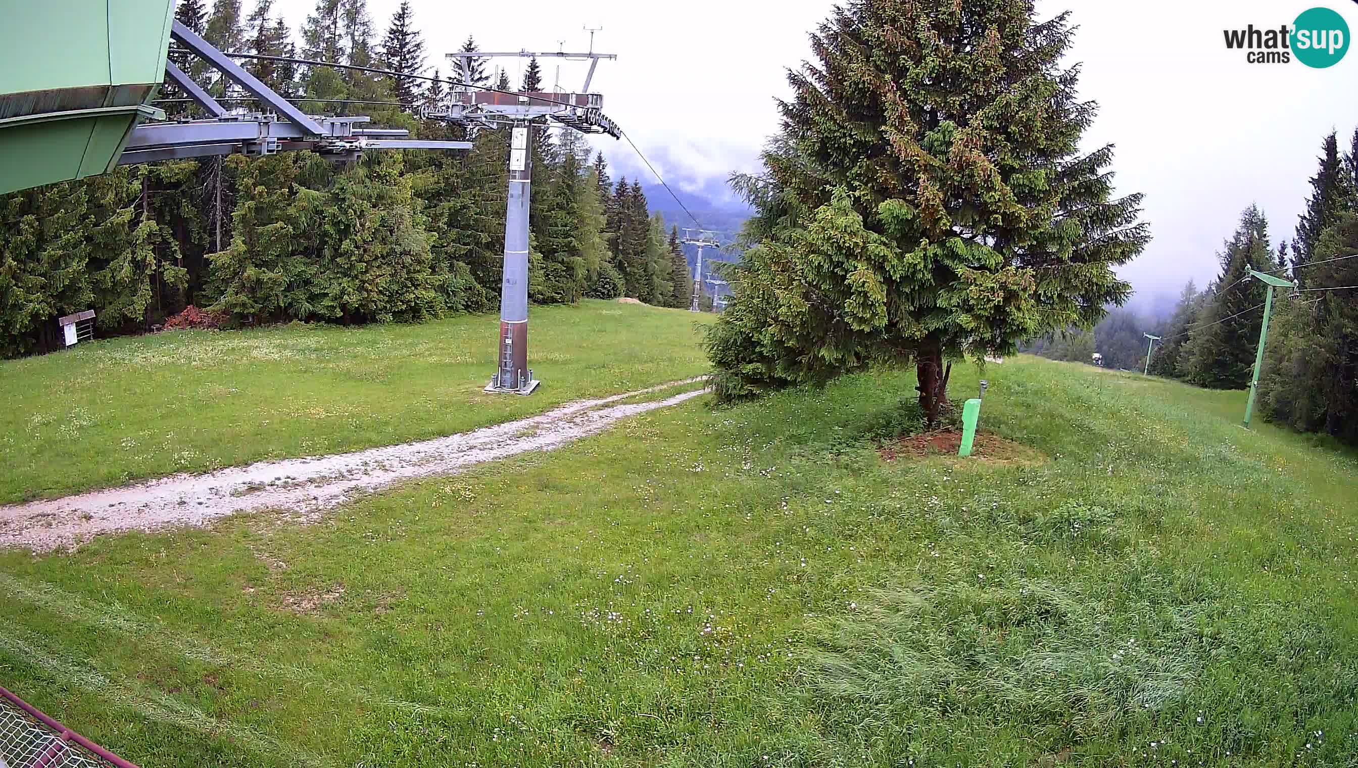 Centre de ski de Cerkno webcam Lom – Slovénie