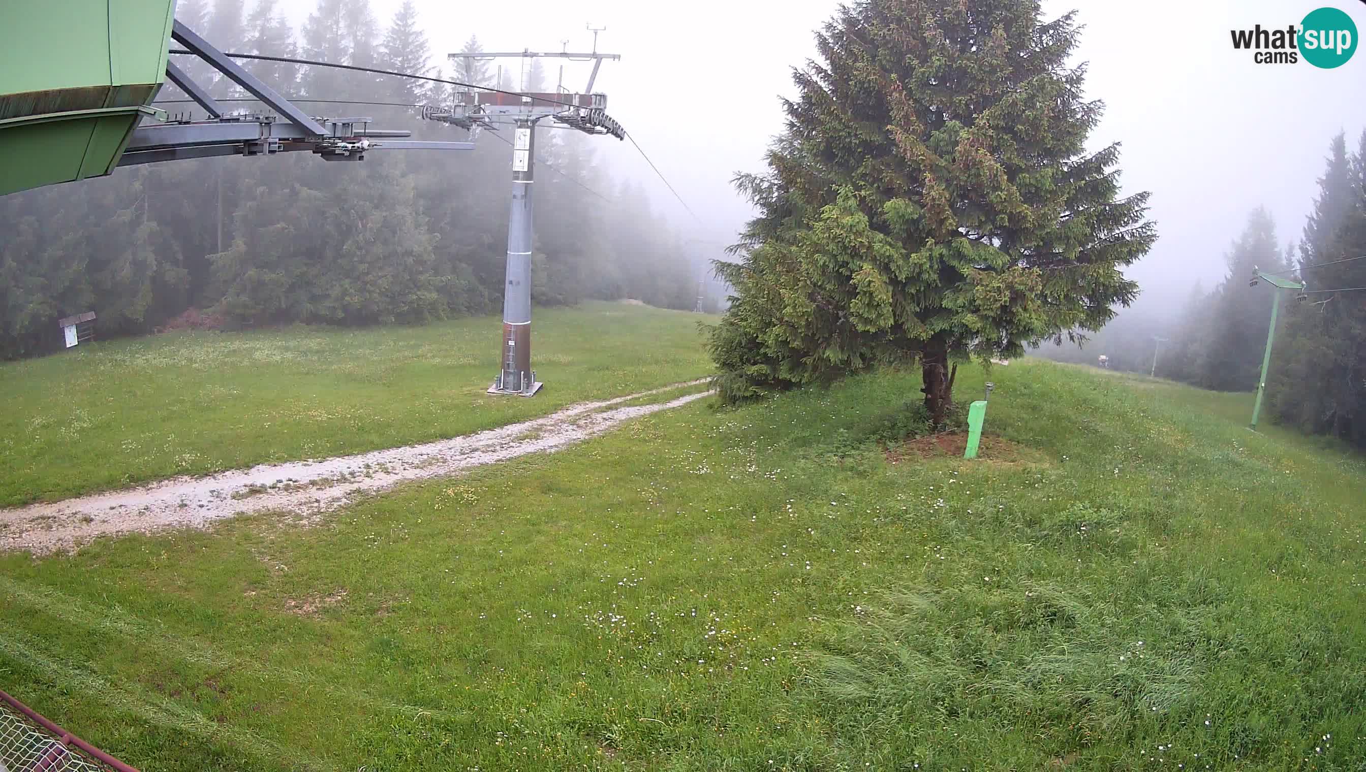 Centre de ski de Cerkno webcam Lom – Slovénie