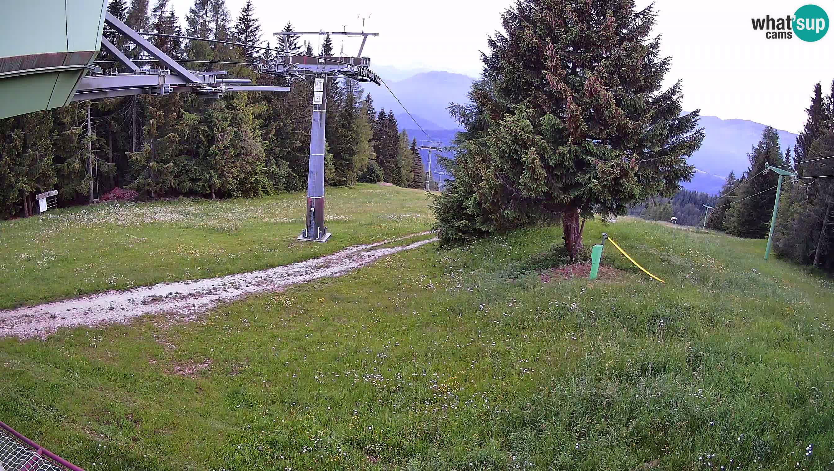 Centre de ski de Cerkno webcam Lom – Slovénie