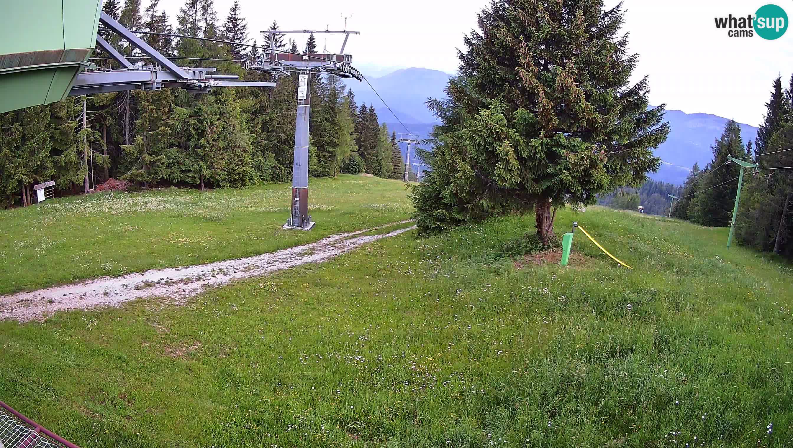 Centre de ski de Cerkno webcam Lom – Slovénie