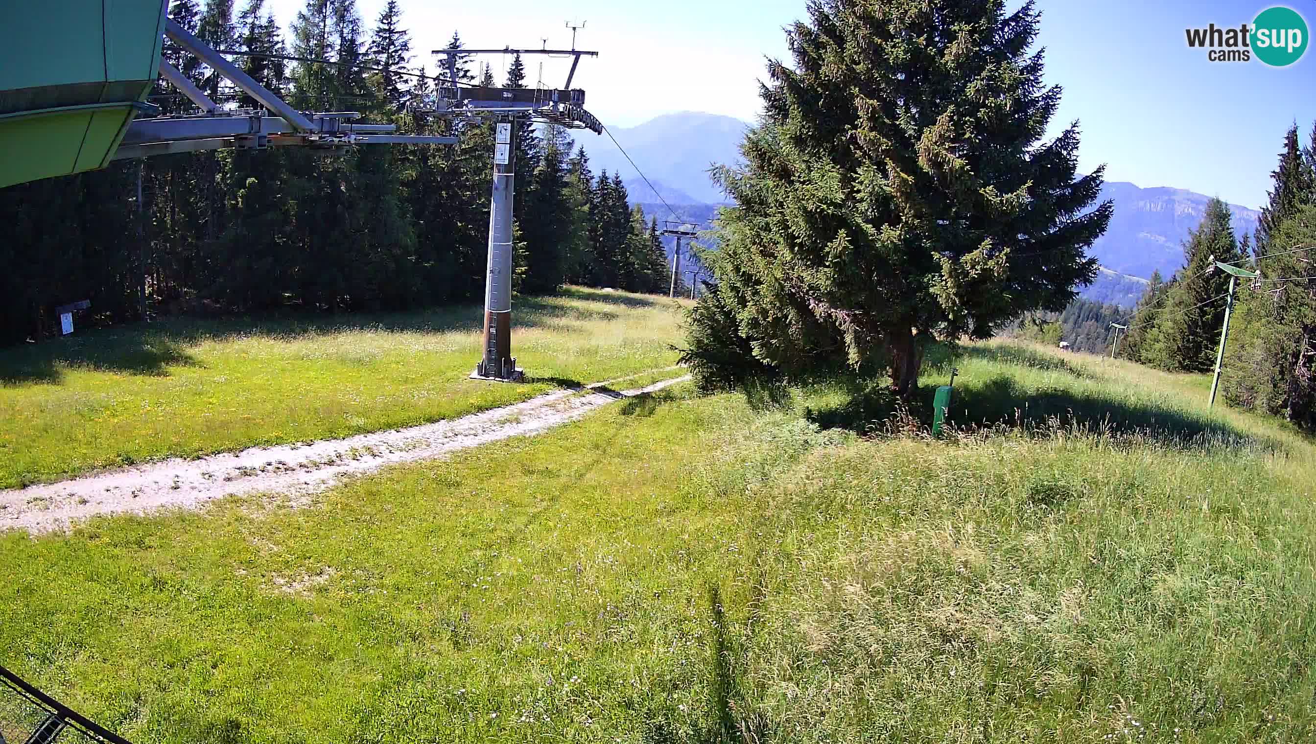 Smušišče Cerkno spletna kamera Lom zgornja proga