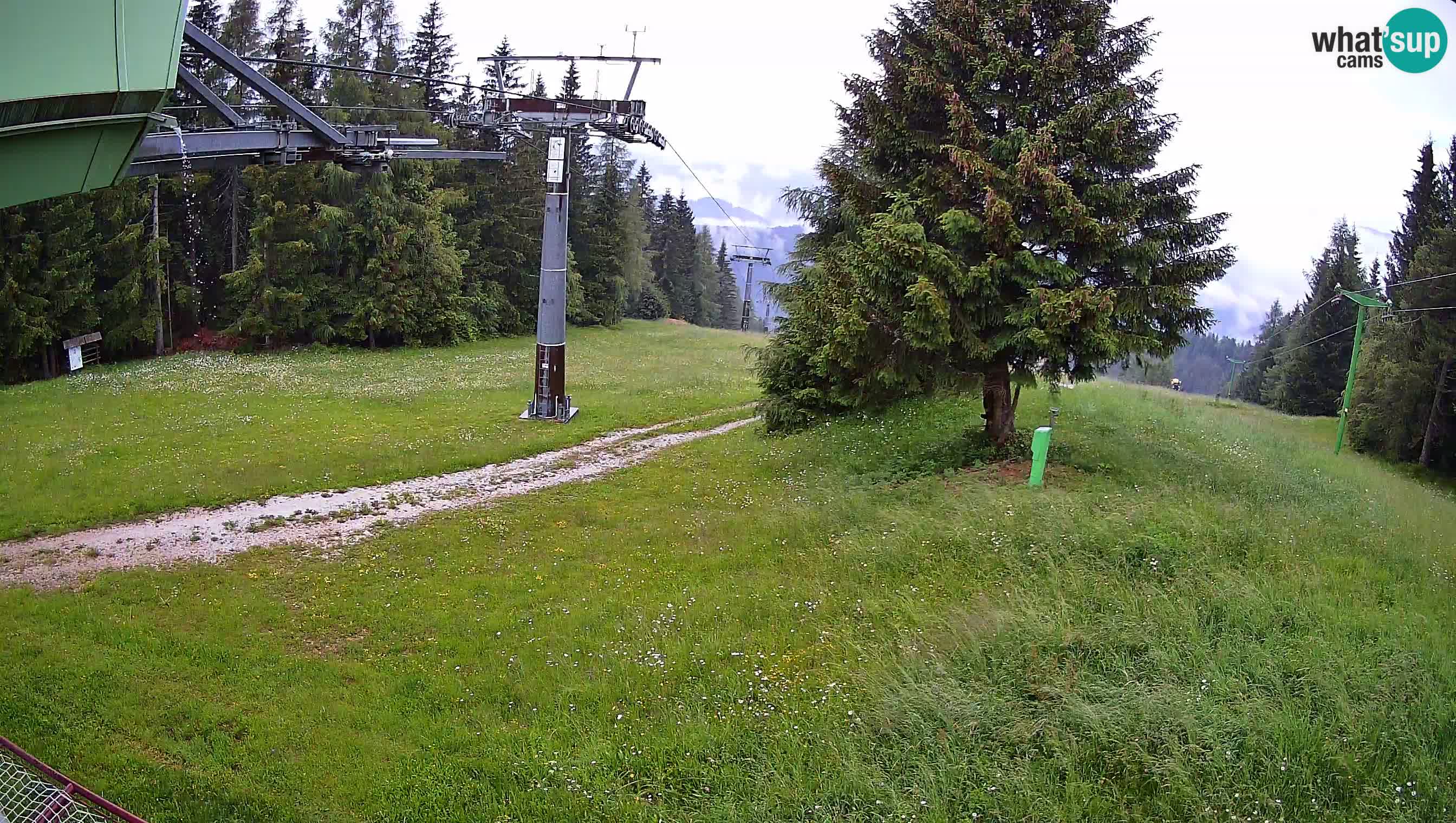 Centre de ski de Cerkno webcam Lom – Slovénie