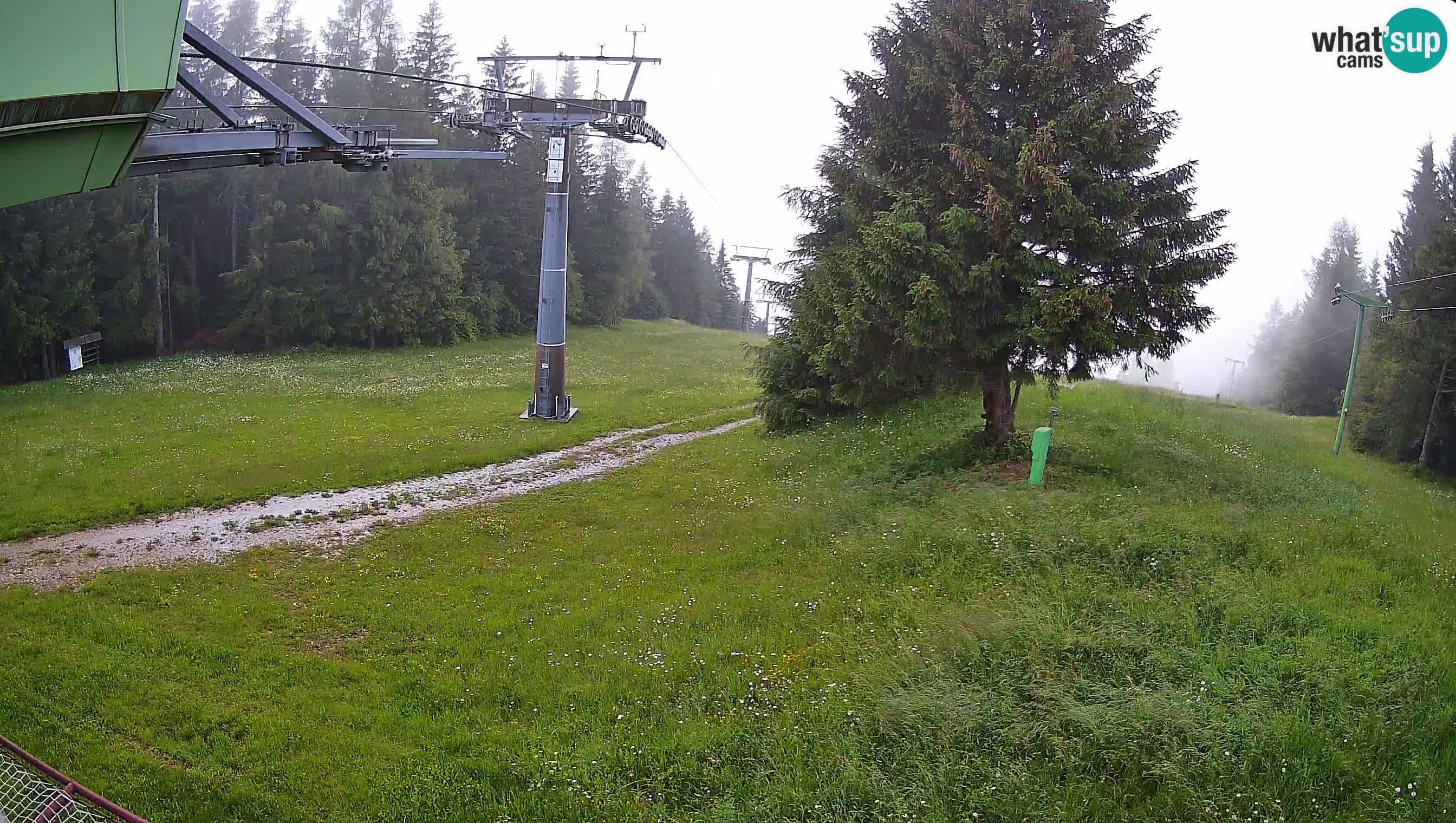 Centre de ski de Cerkno webcam Lom – Slovénie