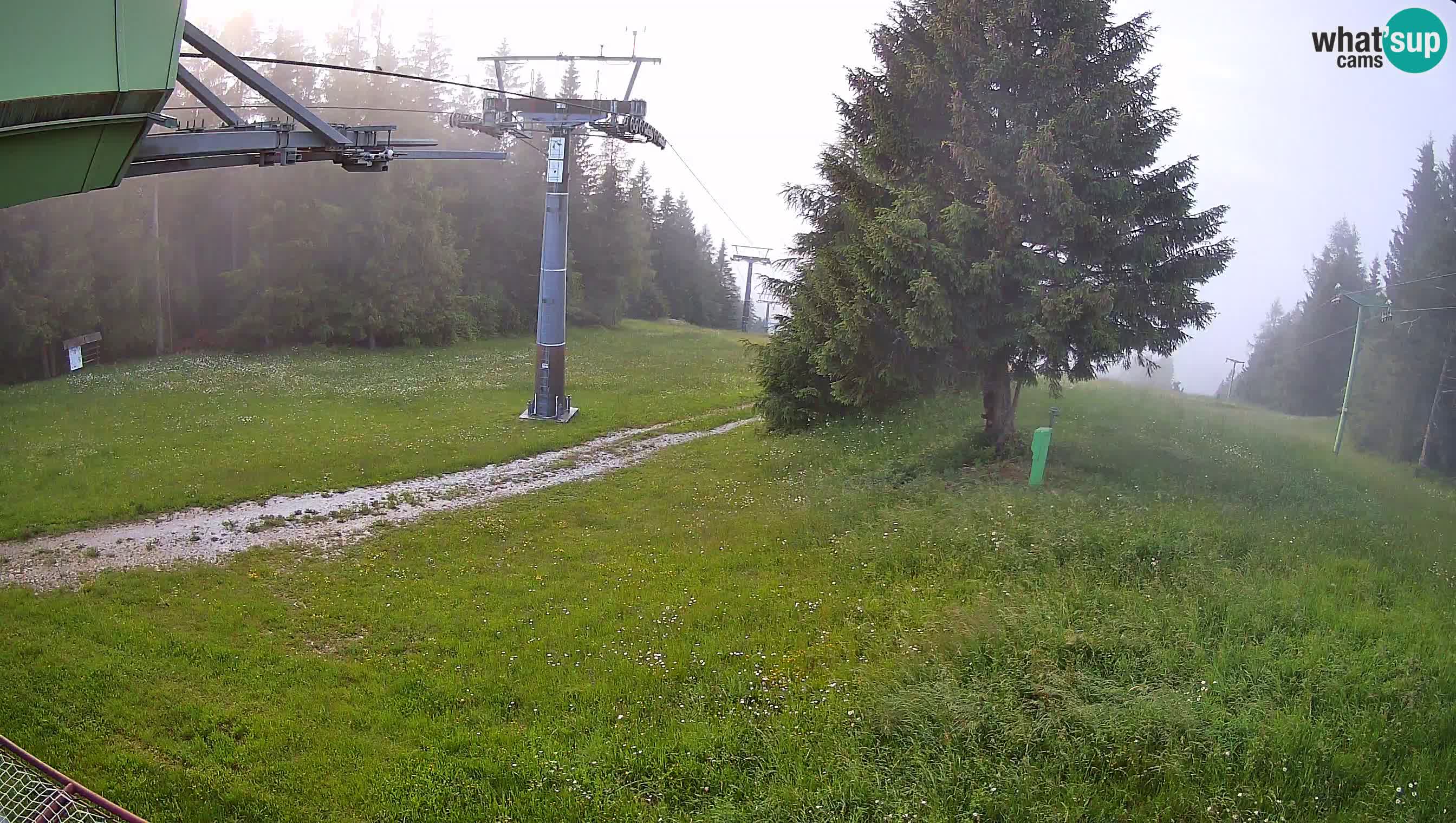 Centre de ski de Cerkno webcam Lom – Slovénie