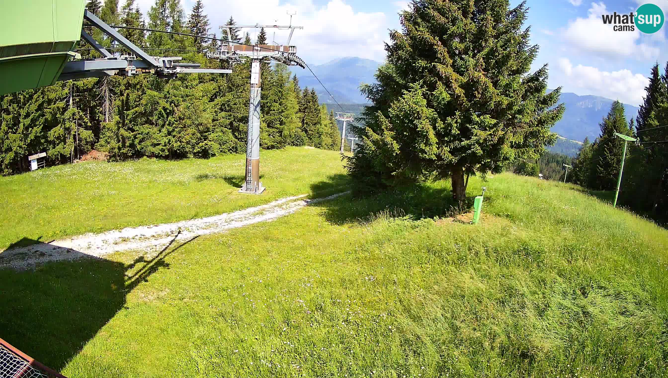 Centre de ski de Cerkno webcam Lom – Slovénie
