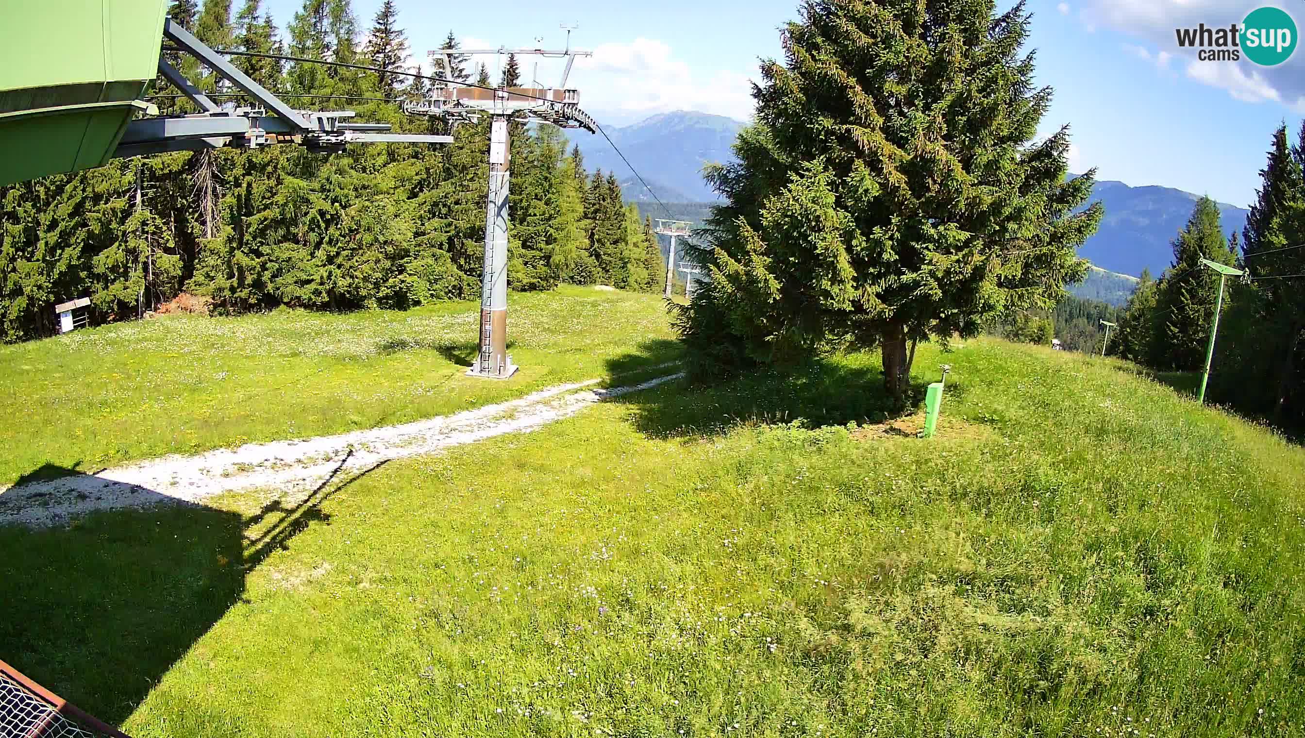 Skijalište Cerkno web kamera Lom – Slovenija