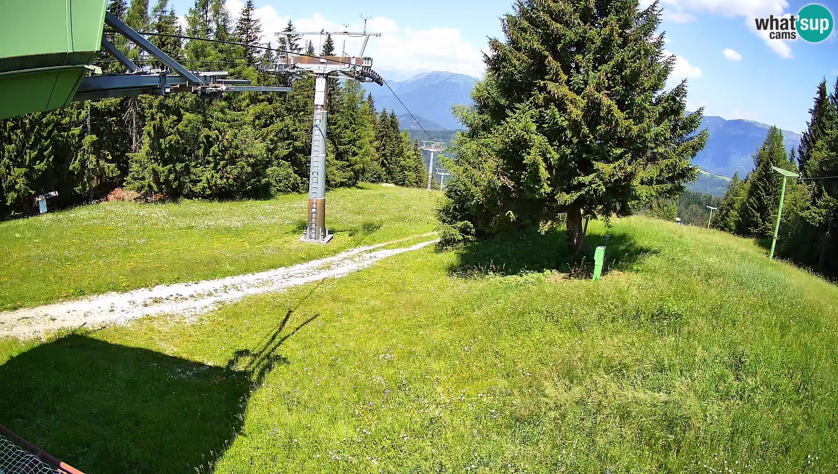 Centre de ski de Cerkno webcam Lom – Slovénie
