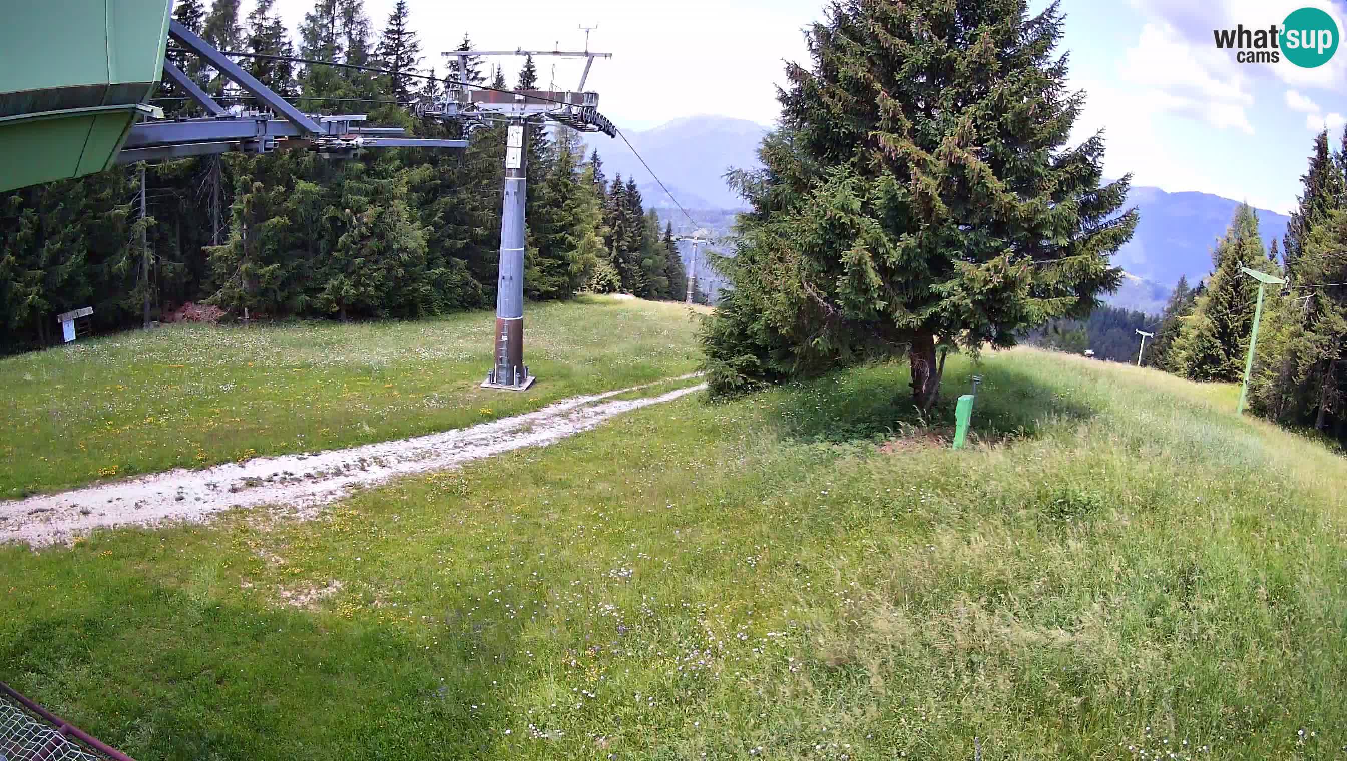 Skijalište Cerkno web kamera Lom – Slovenija