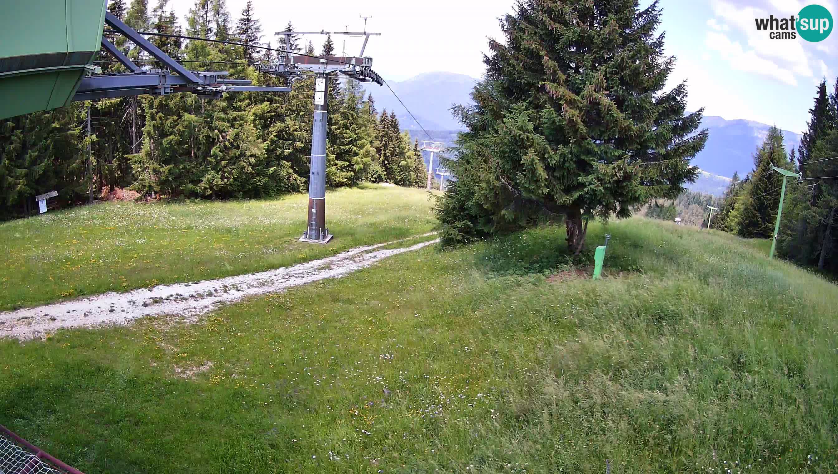 Centre de ski de Cerkno webcam Lom – Slovénie