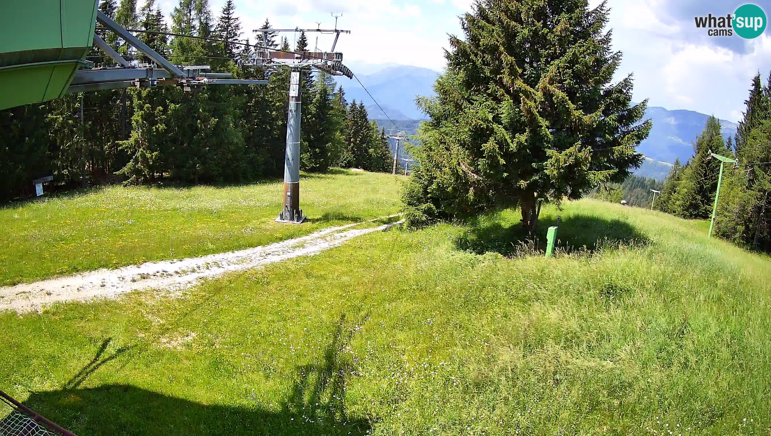 Centre de ski de Cerkno webcam Lom – Slovénie