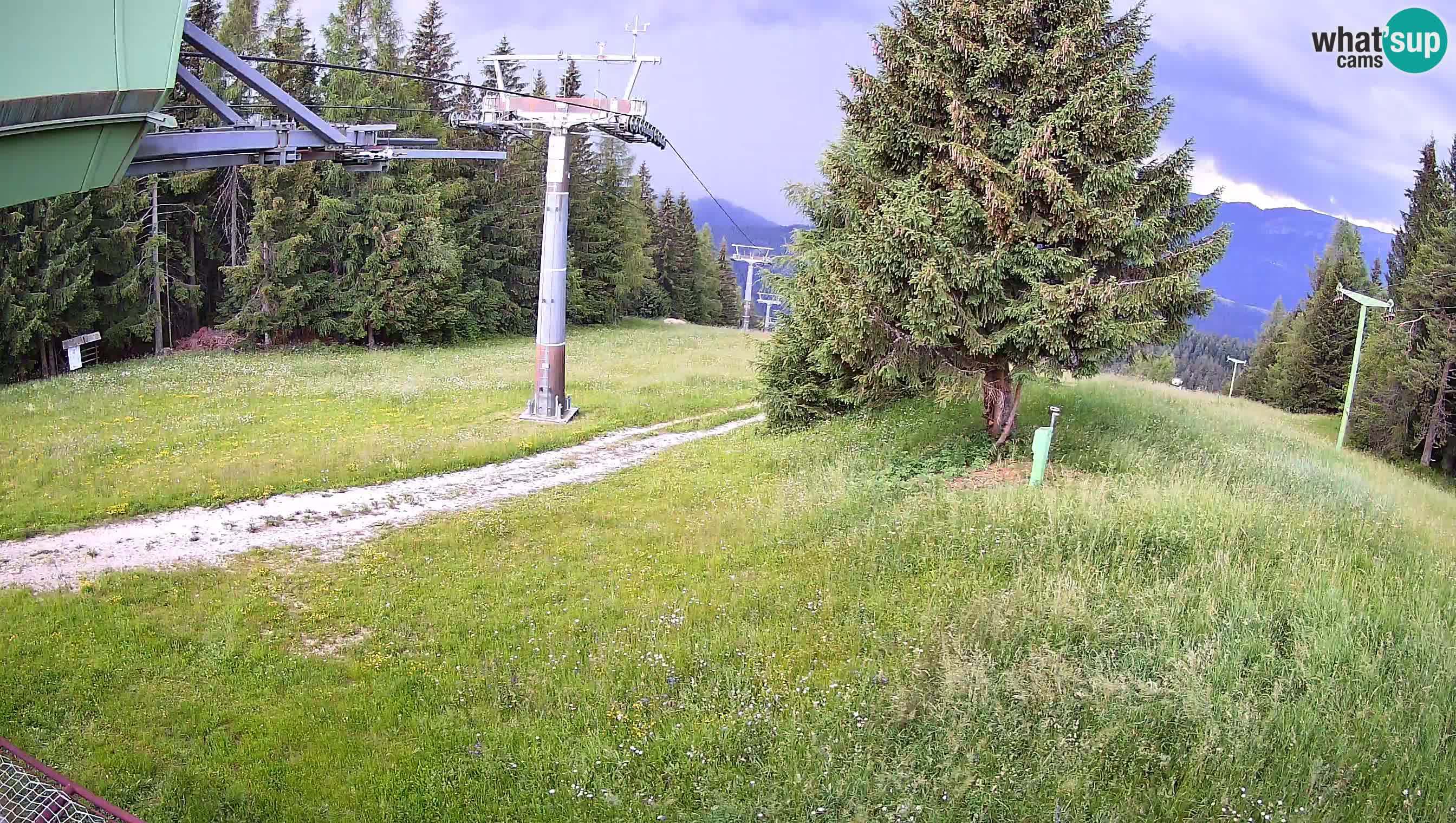 Smušišče Cerkno spletna kamera Lom zgornja proga