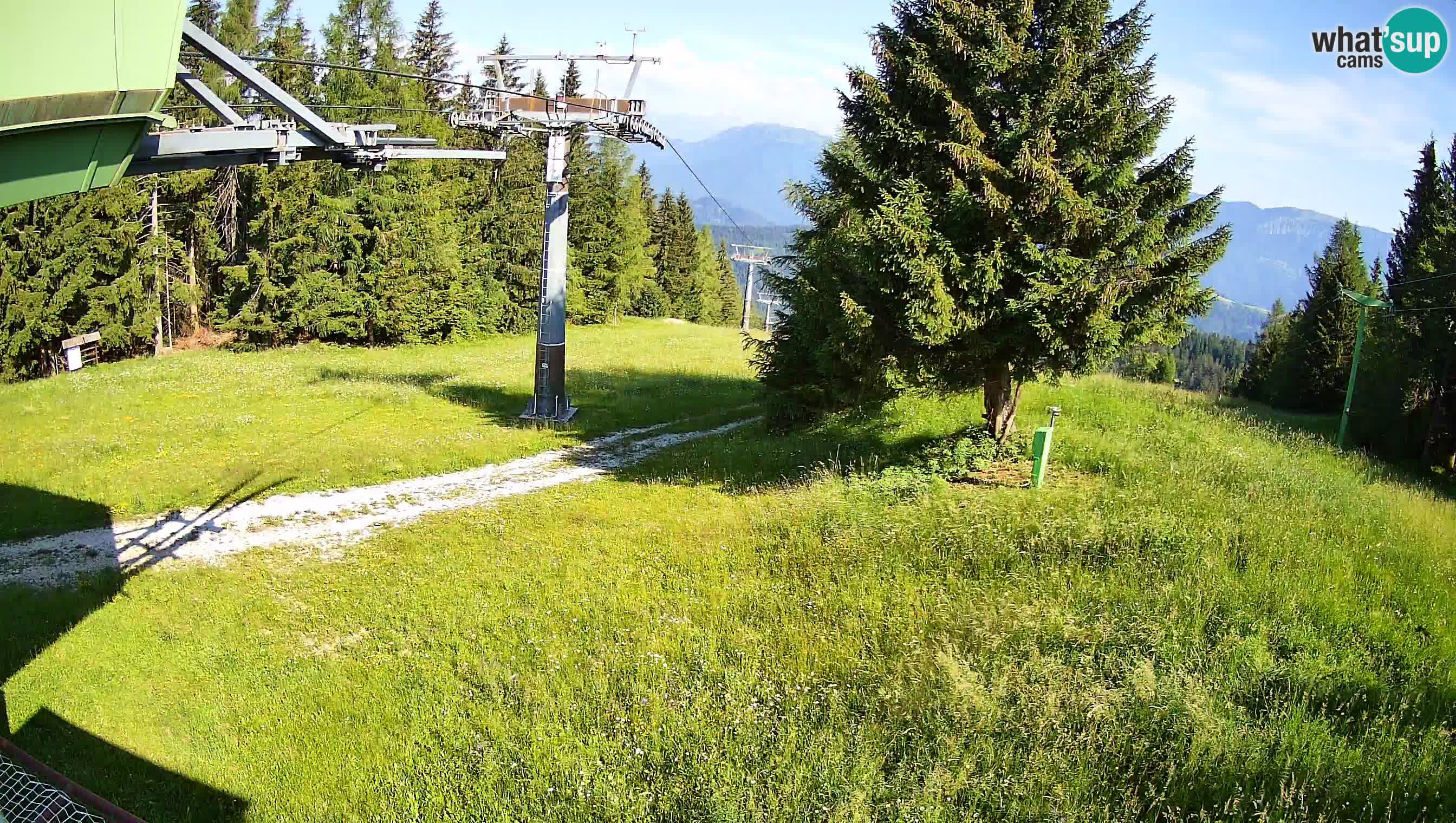 Centre de ski de Cerkno webcam Lom – Slovénie