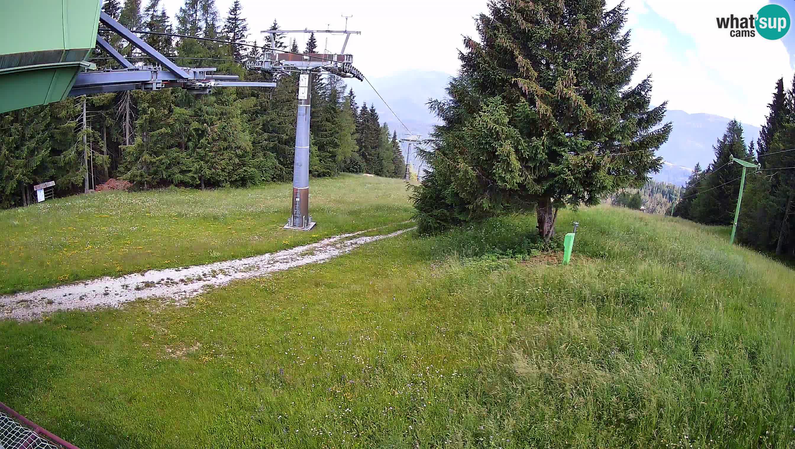 Centre de ski de Cerkno webcam Lom – Slovénie