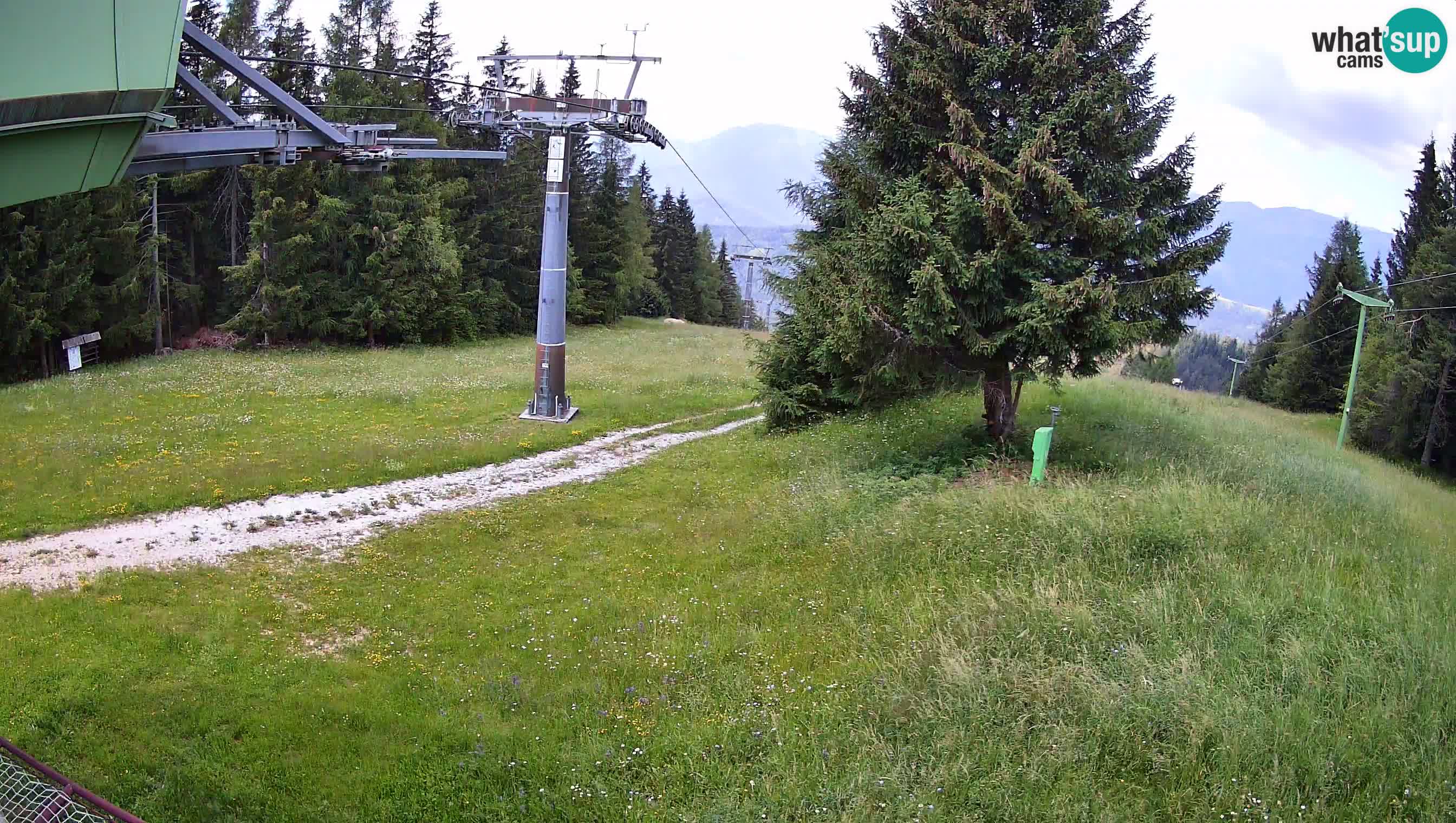 Skijalište Cerkno web kamera Lom – Slovenija