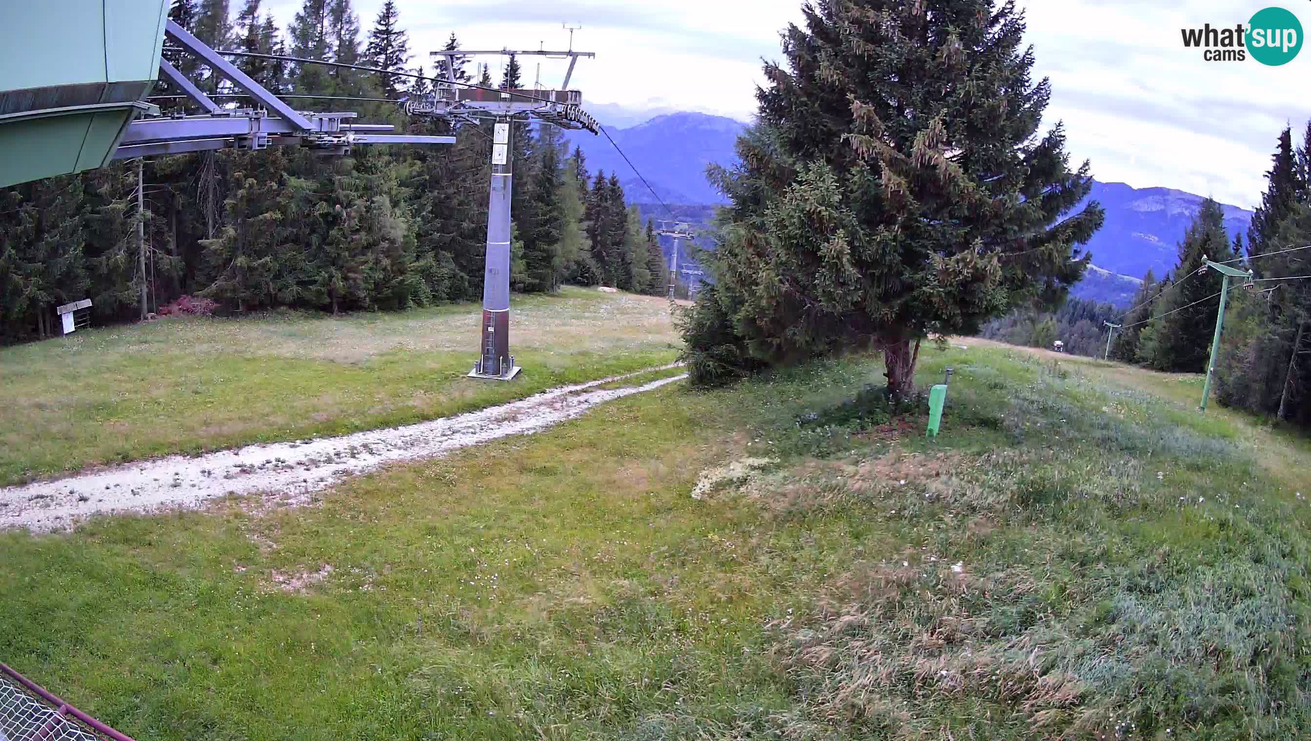 Smušišče Cerkno spletna kamera Lom zgornja proga